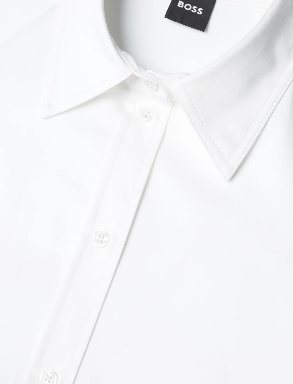 BOSS - Delaurena - skjortklänningar - white - 2