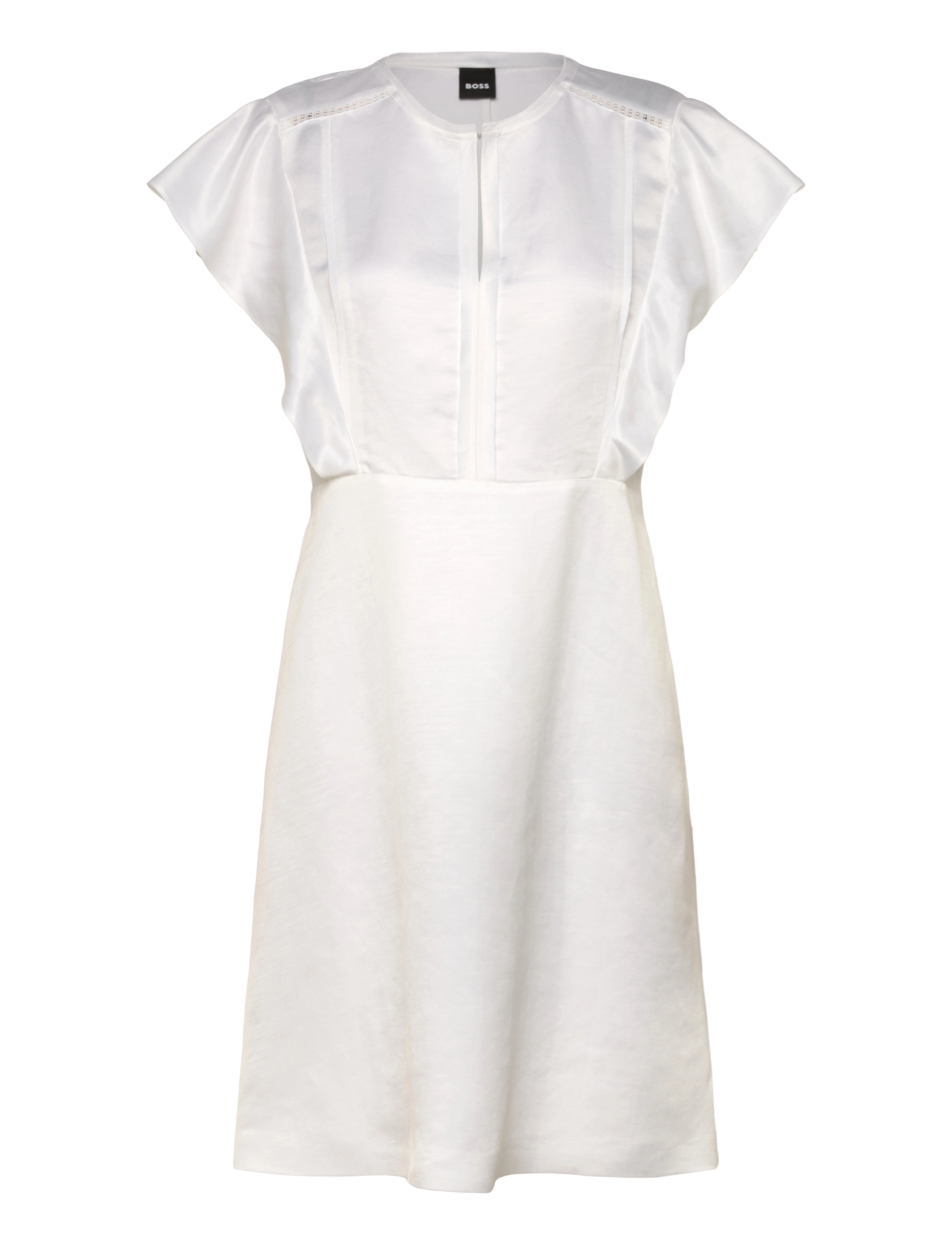 BOSS Deliniara, 38, Dresses, Weiß - Knee-length & Midi, Frauen