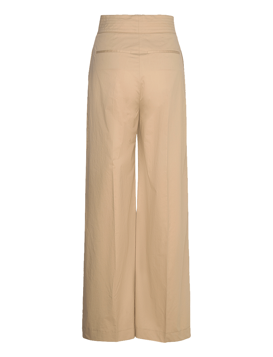 BOSS - Tiana6 - wide leg trousers - medium beige - 1