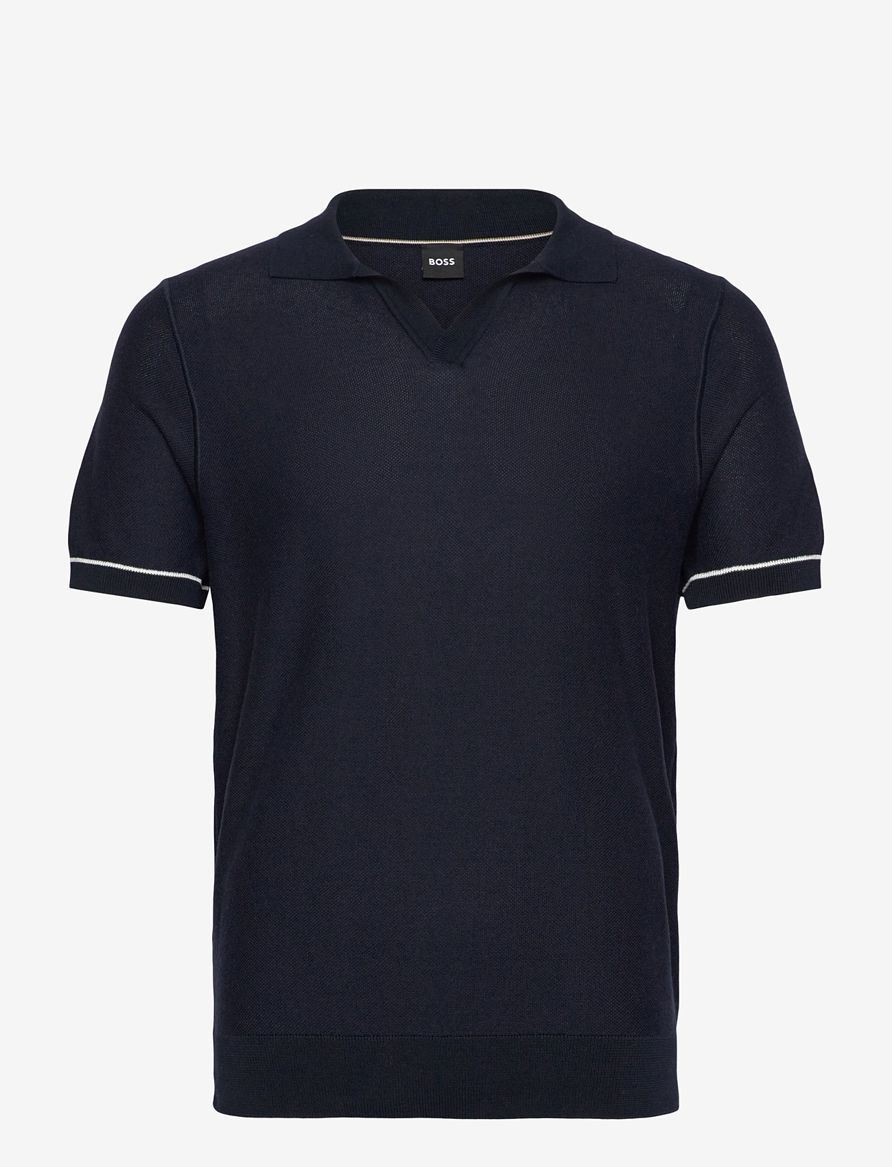 BOSS - H-Jianluca - stickade pikéer - dark blue - 0