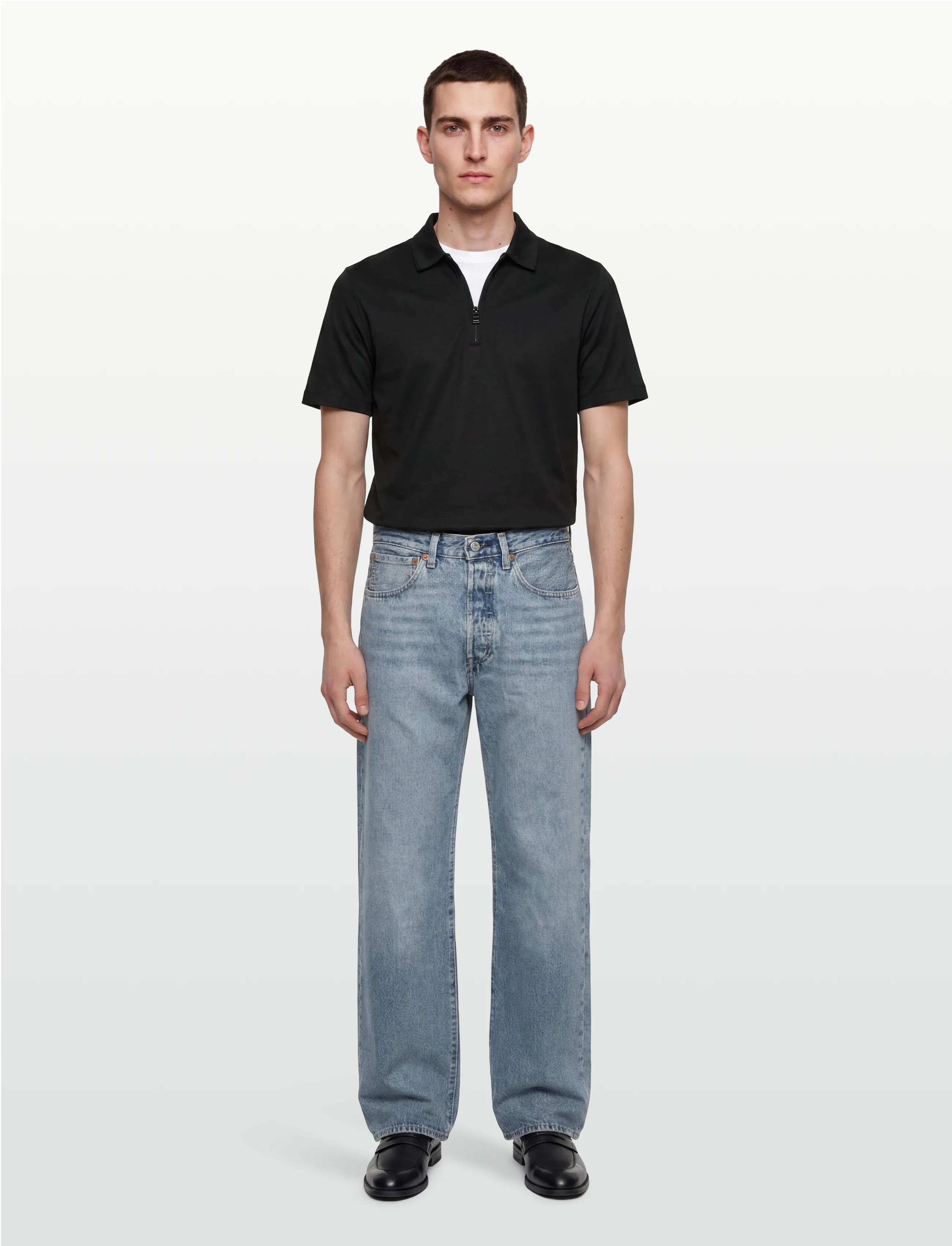 BOSS H-Paras 50, M, Black, Poloer > Kortærmede, Herre