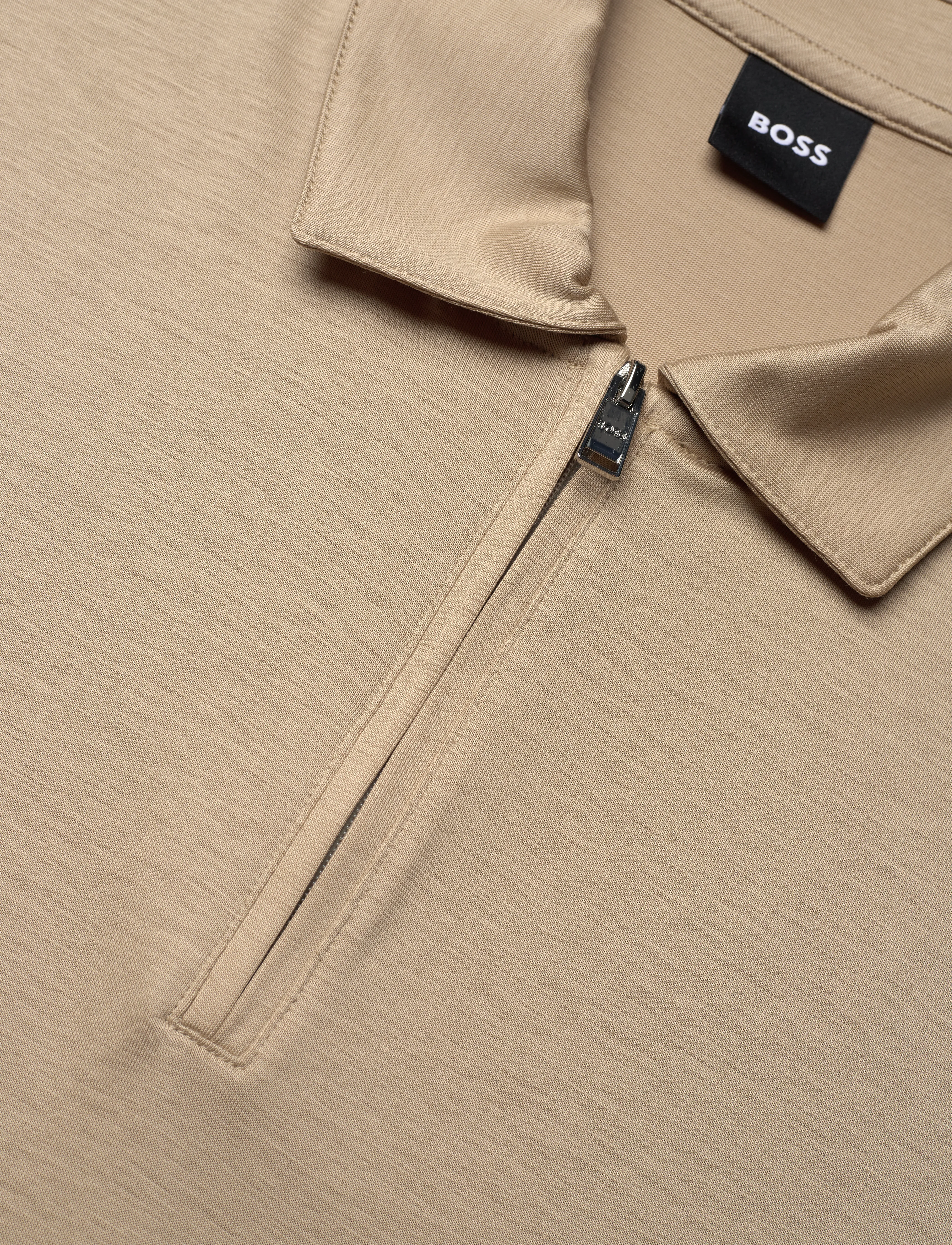 BOSS - H-Paras 50 - short-sleeved polos - light beige - 2