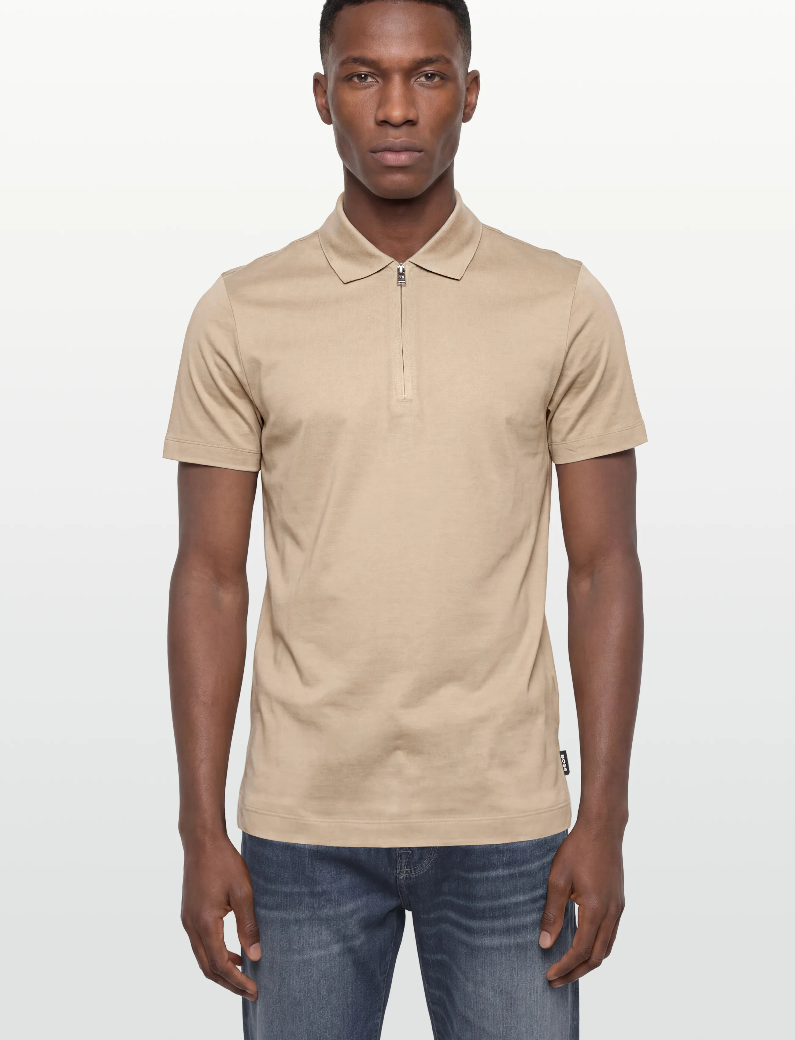 BOSS - H-Paras 50 - short-sleeved polos - open beige - 3