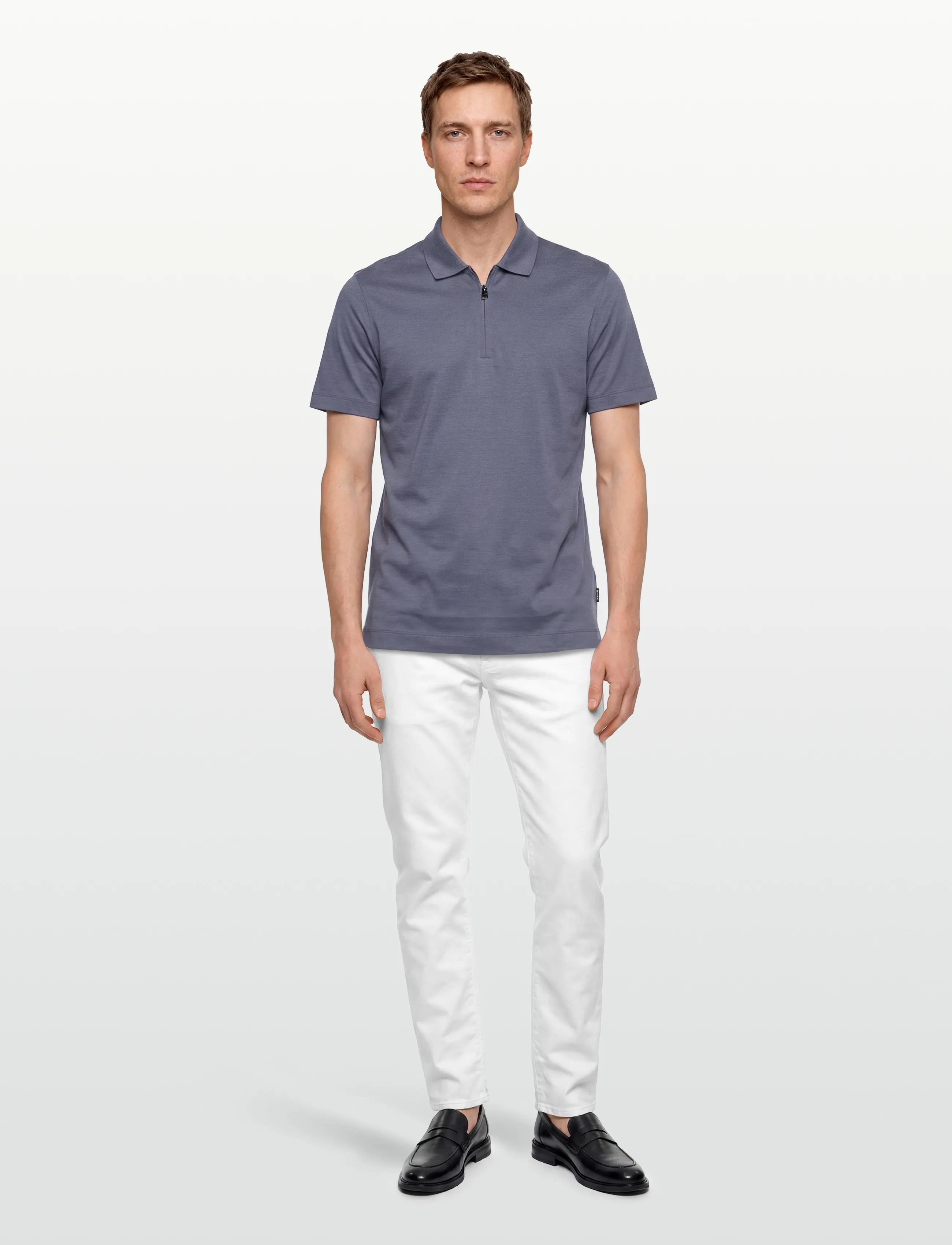 BOSS H-Paras 50, M, Blue, Poloer > Kortærmede, Herre