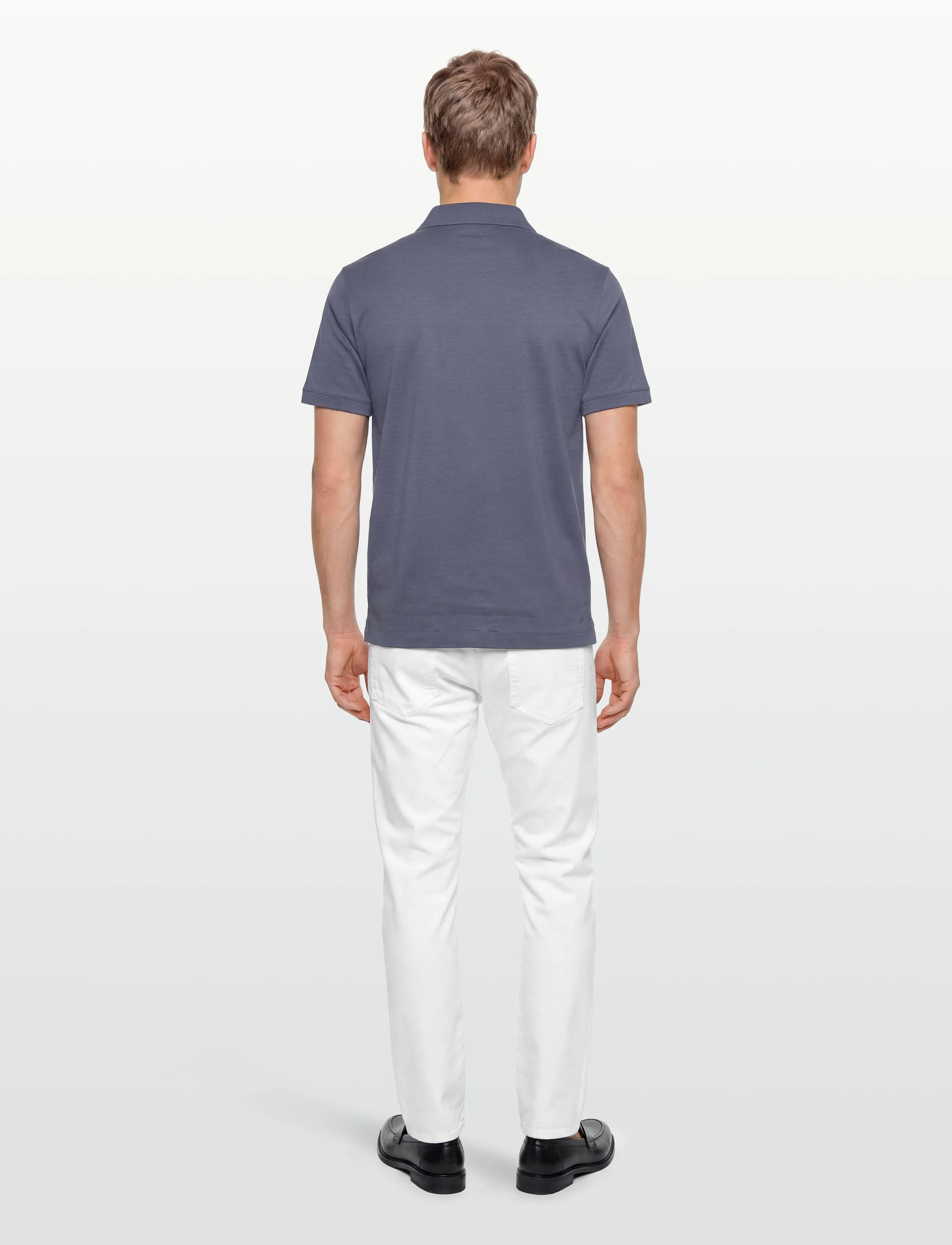 BOSS - H-Paras 50 - short-sleeved polos - open blue - 4