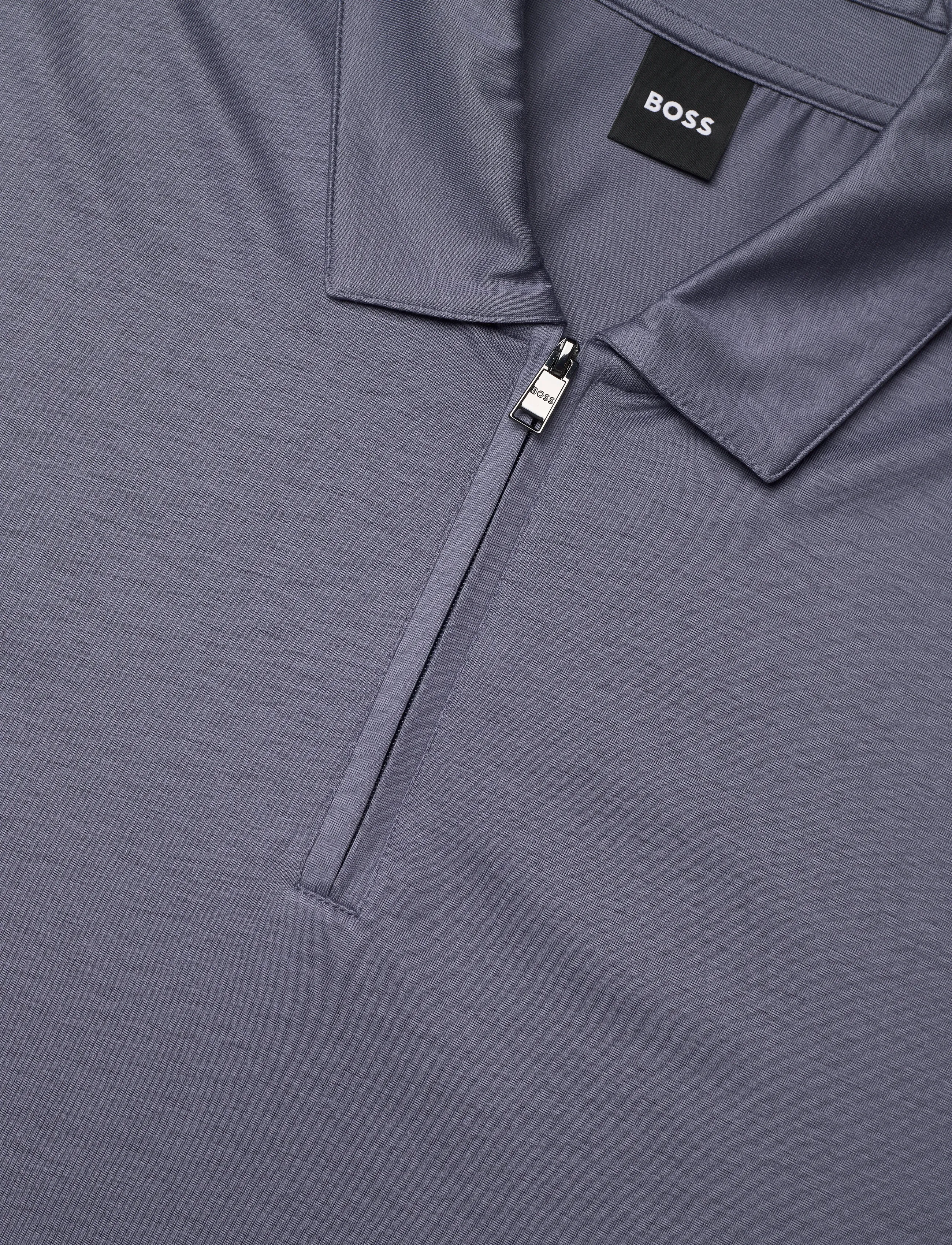 BOSS - H-Paras 50 - short-sleeved polos - open blue - 5
