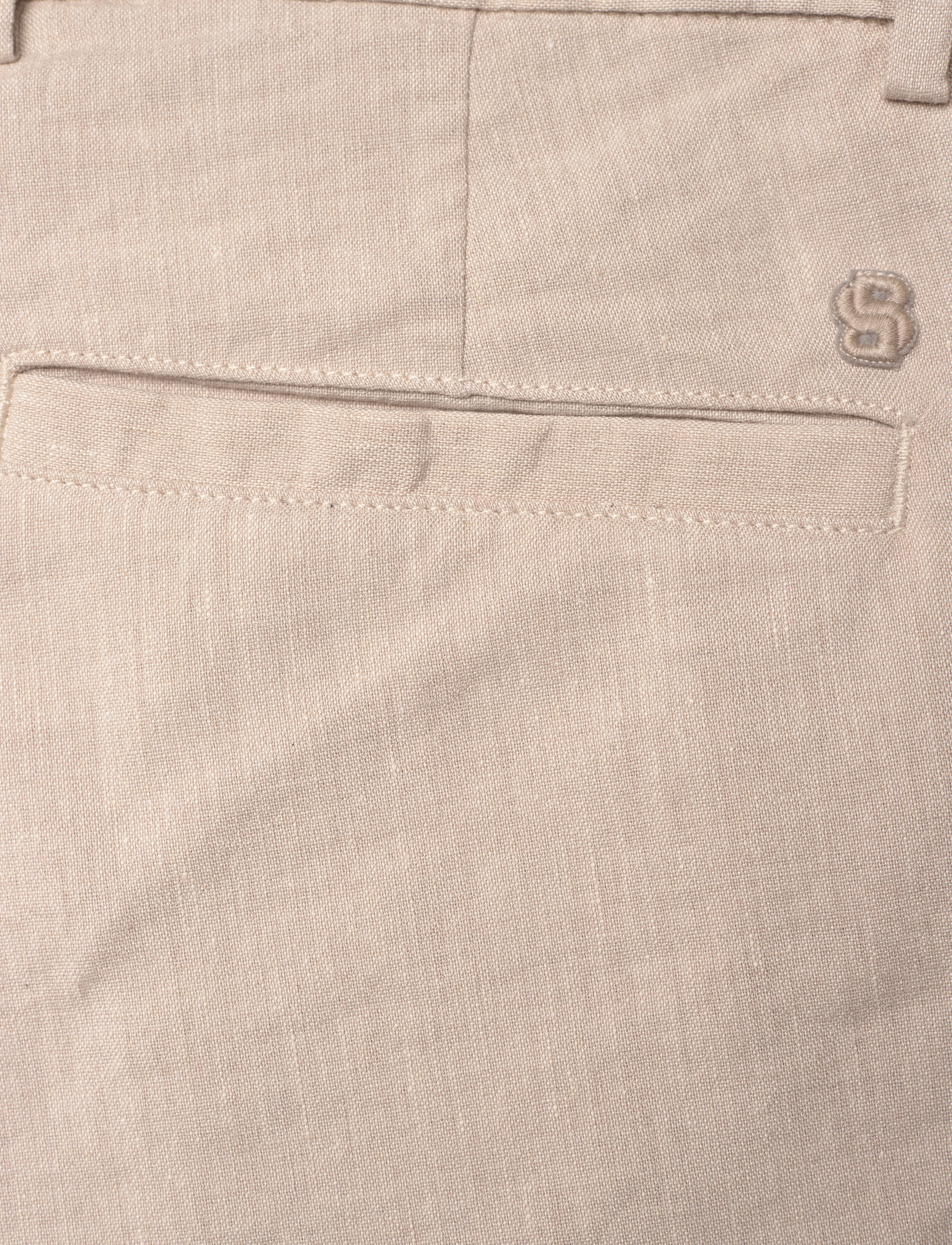 BOSS - C-Kane-RDS-Shorts - shorts en lin - light beige - 4