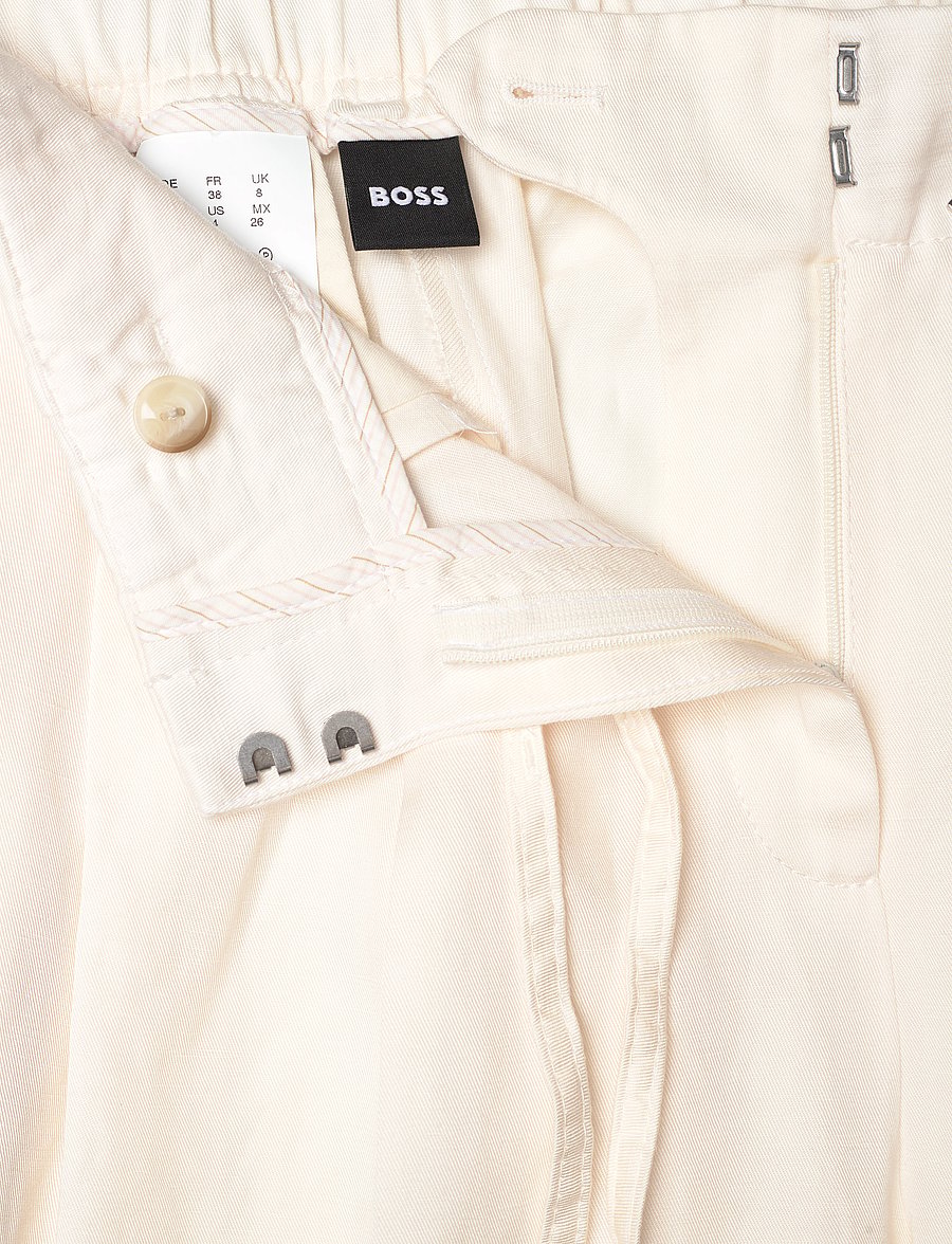 BOSS - Taualy-W - hørbukser - open white - 3