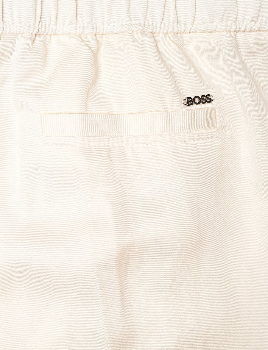 BOSS - Taualy-W - hørbukser - open white - 4
