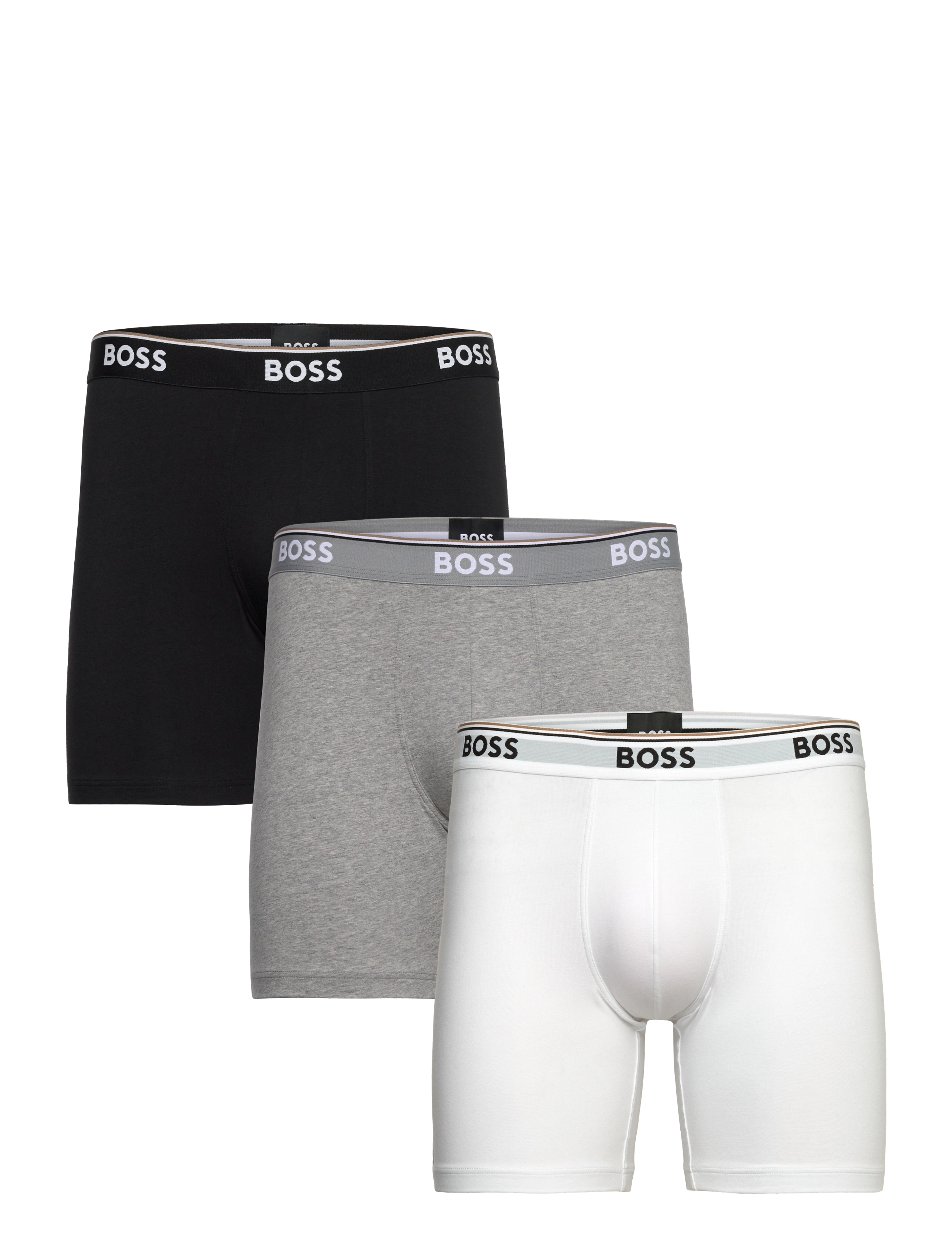 BOSS BoxerBrLong 3P Power - Trunks - ASSORTED PRE-PACK / black