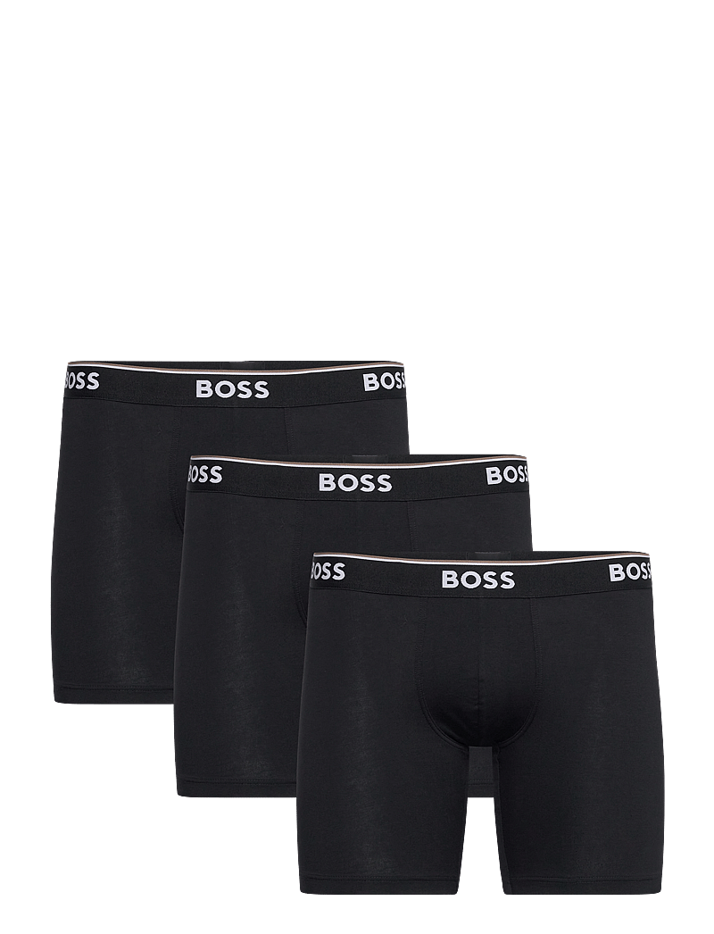 BOSS - BoxerBrLong 3P Power - multipack underpants - black - 0