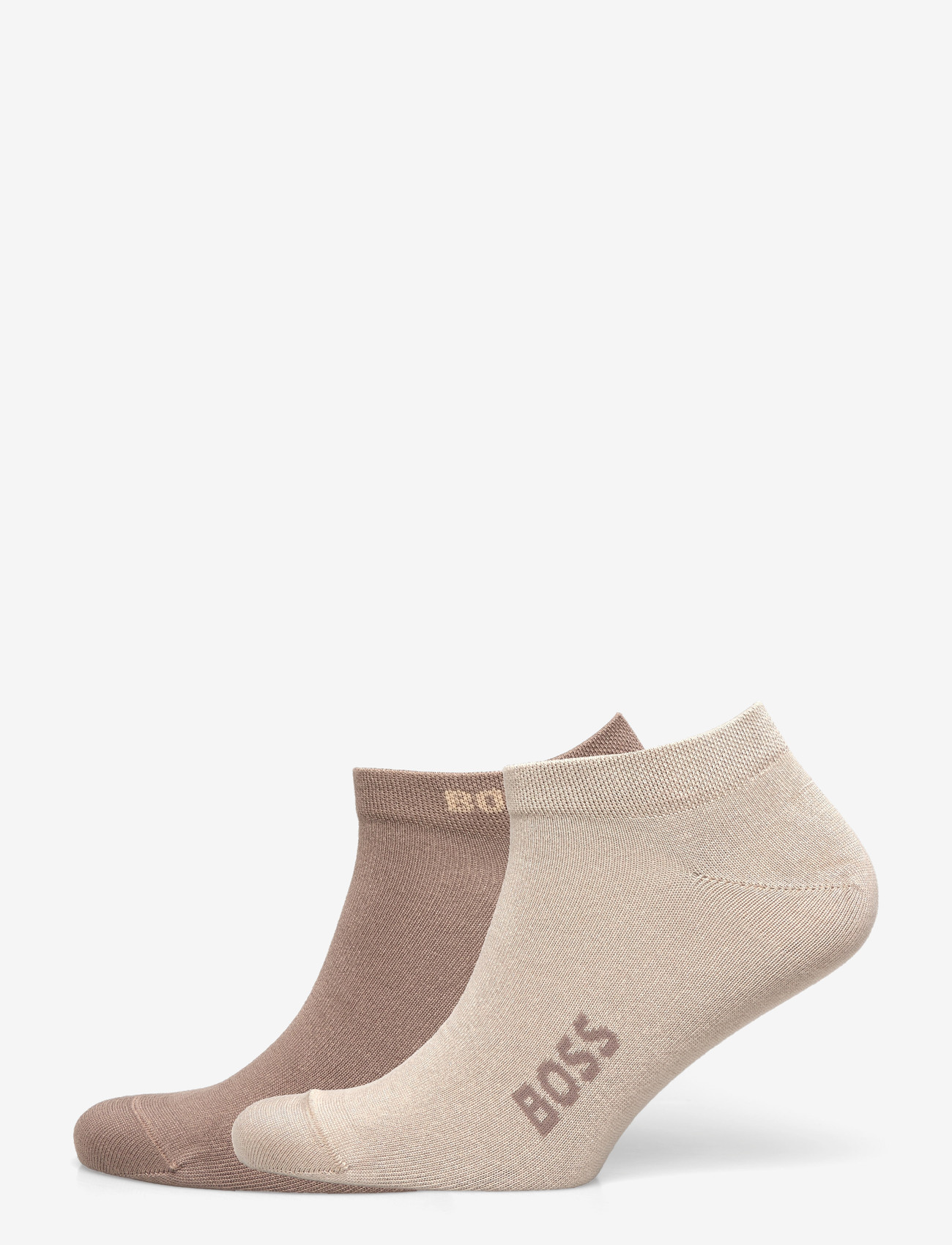 BOSS - 2P AS Logo Bamboo - kojinių komplektas - open brown - 0