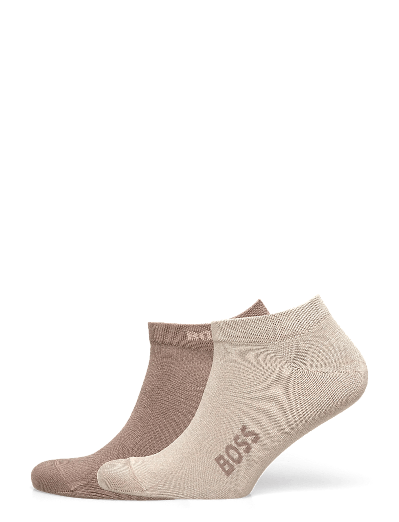 BOSS - 2P AS Logo Bamboo - kojinių komplektas - open brown - 0