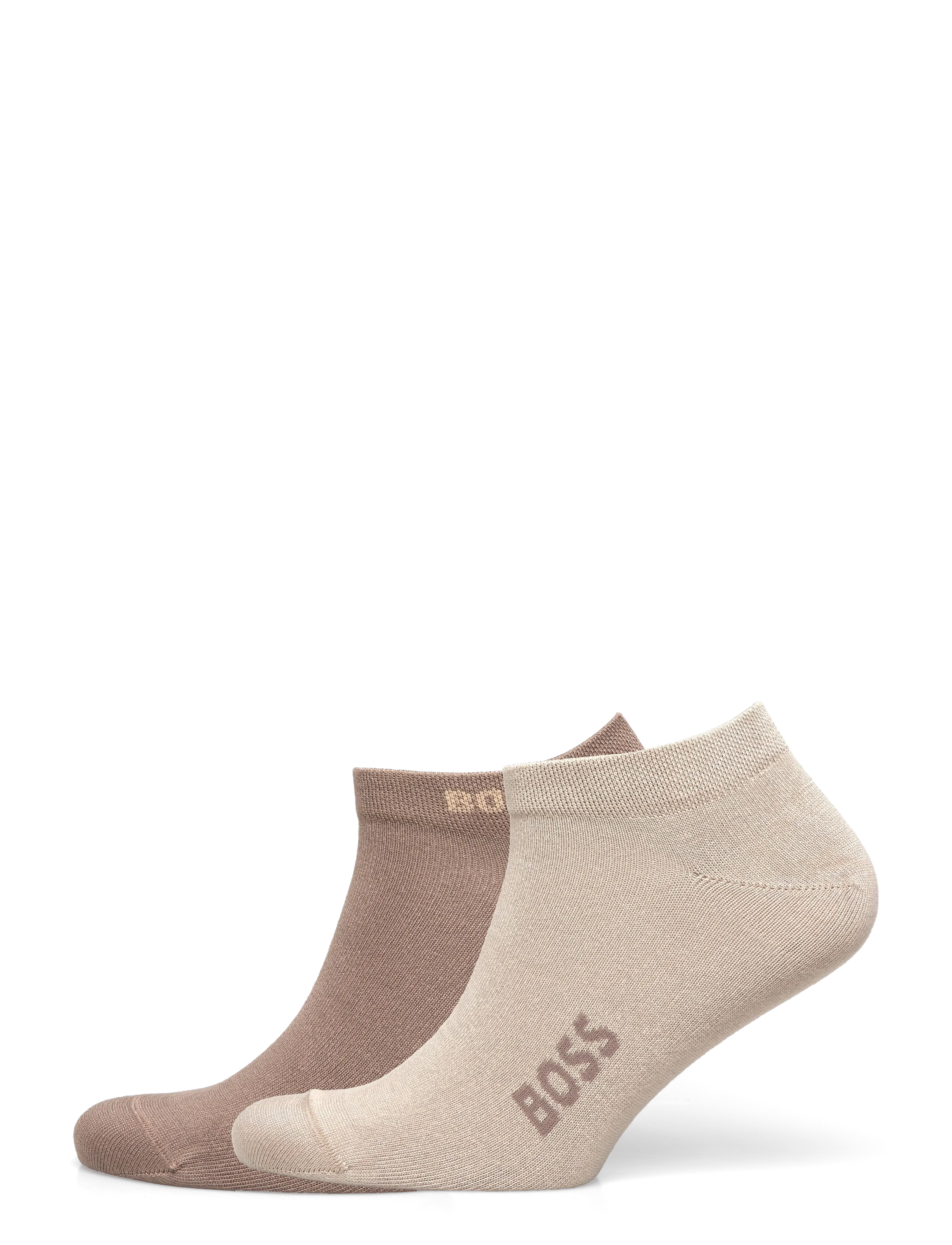 BOSS 2P AS Logo Bamboo - Strømper - OPEN BROWN / brown
