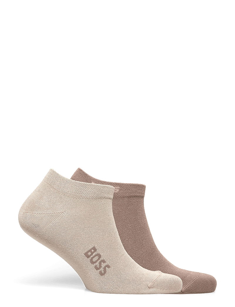 BOSS - 2P AS Logo Bamboo - kojinių komplektas - open brown - 1