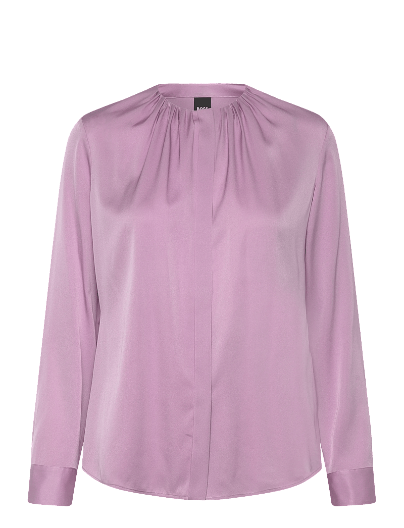 BOSS - Banorah - long sleeved blouses - bright purple - 0
