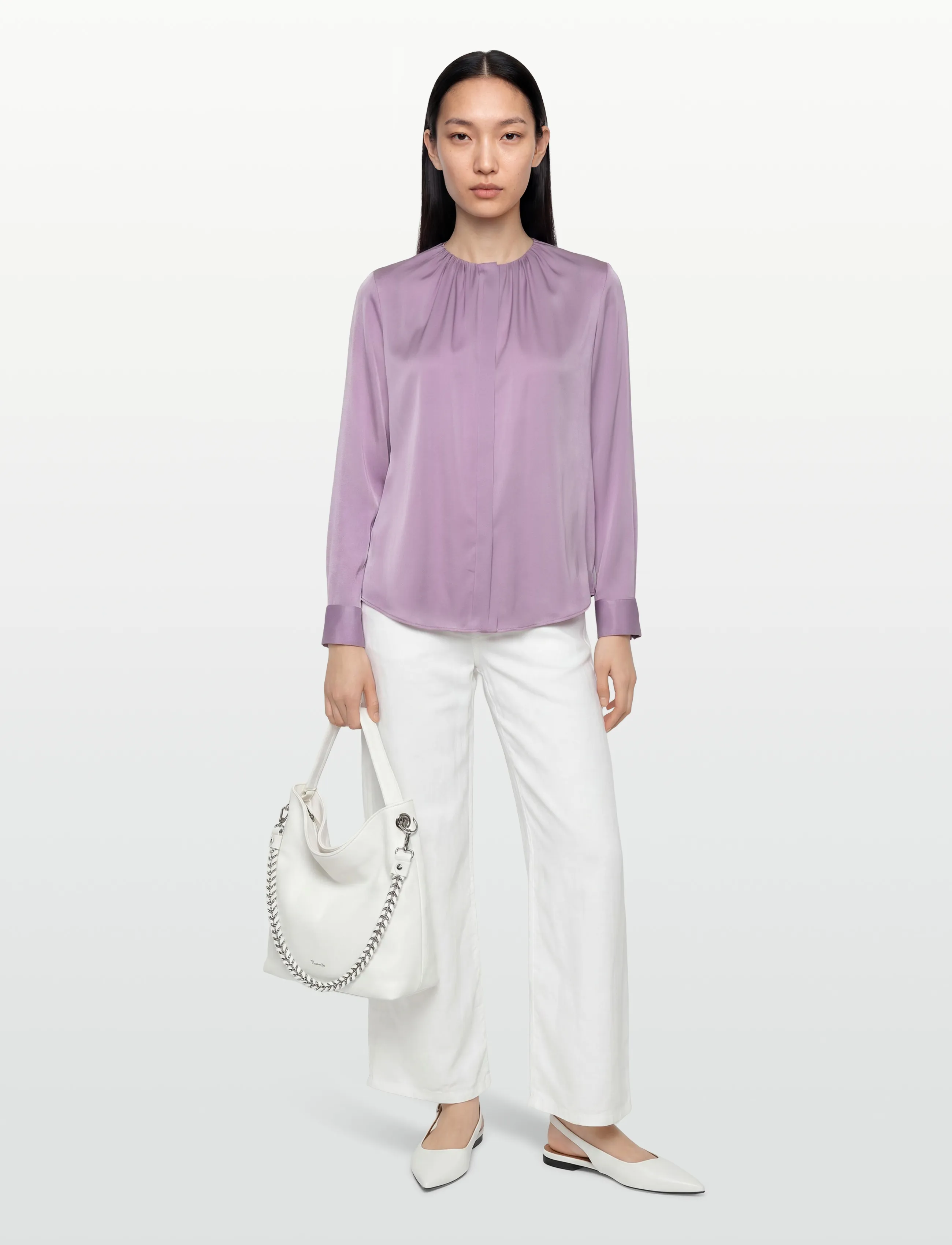 BOSS Banorah, 36, Purple, Bluser > Langærmede, Dame