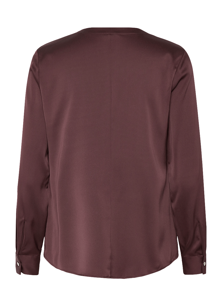 BOSS - Banorah - langärmelige blusen - dark brown - 1