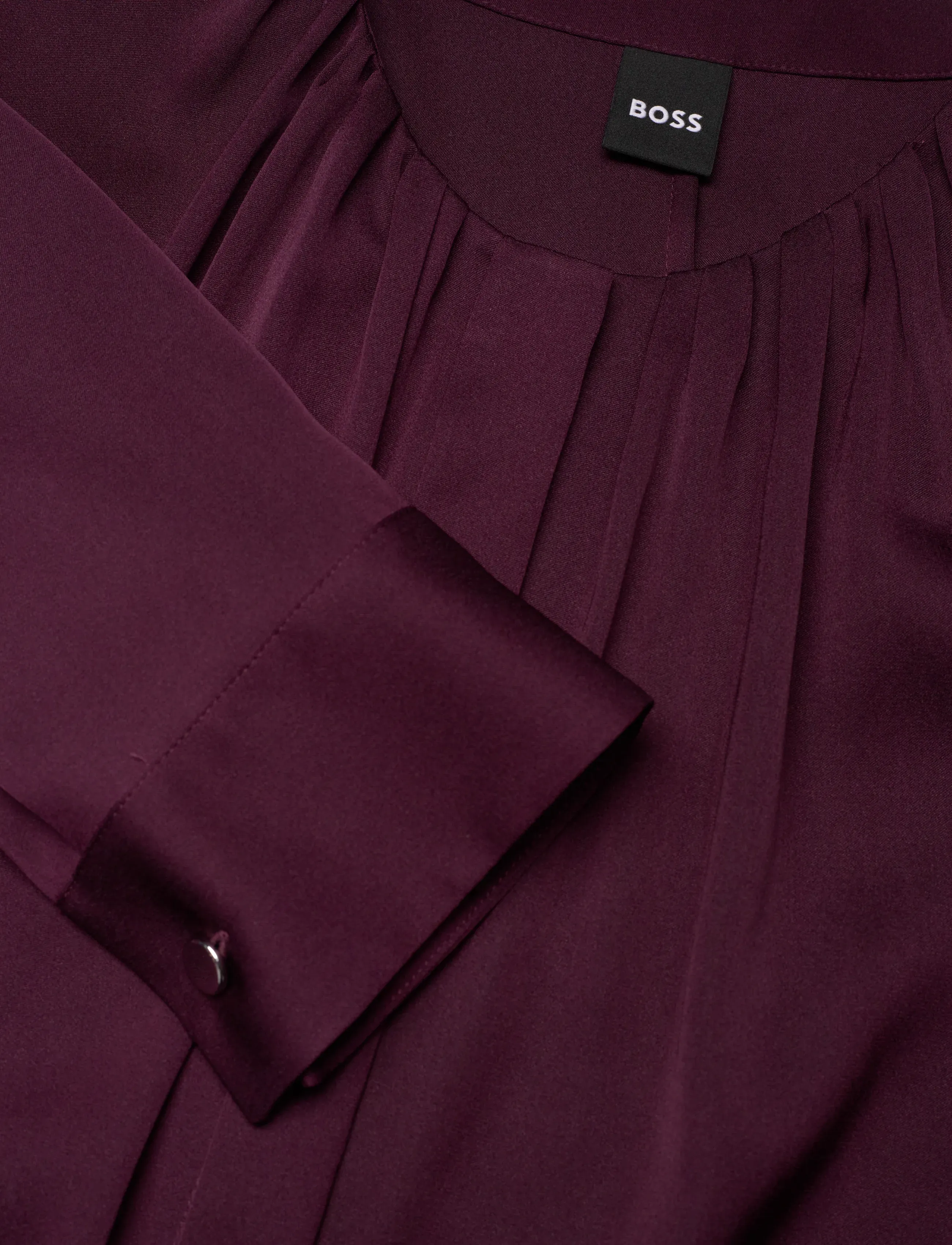 BOSS - Banorah - langærmede bluser - dark purple - 2