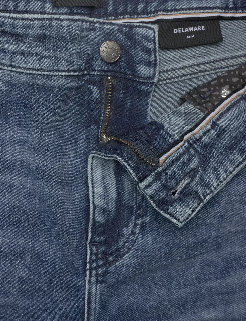 BOSS - H-Delaware - slim jeans - medium blue - 3