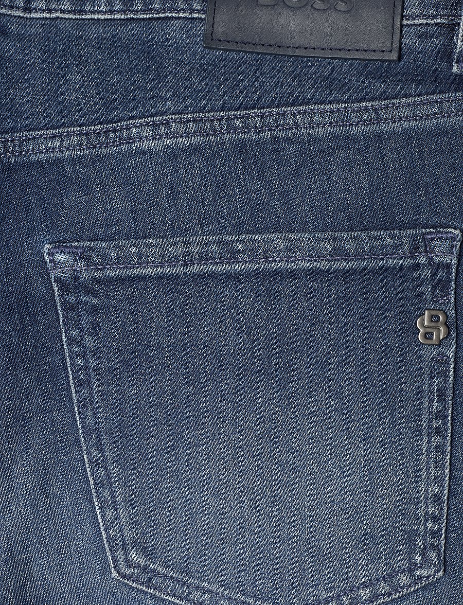 BOSS - C-Delaware - slim-fit jeans - bright blue - 4