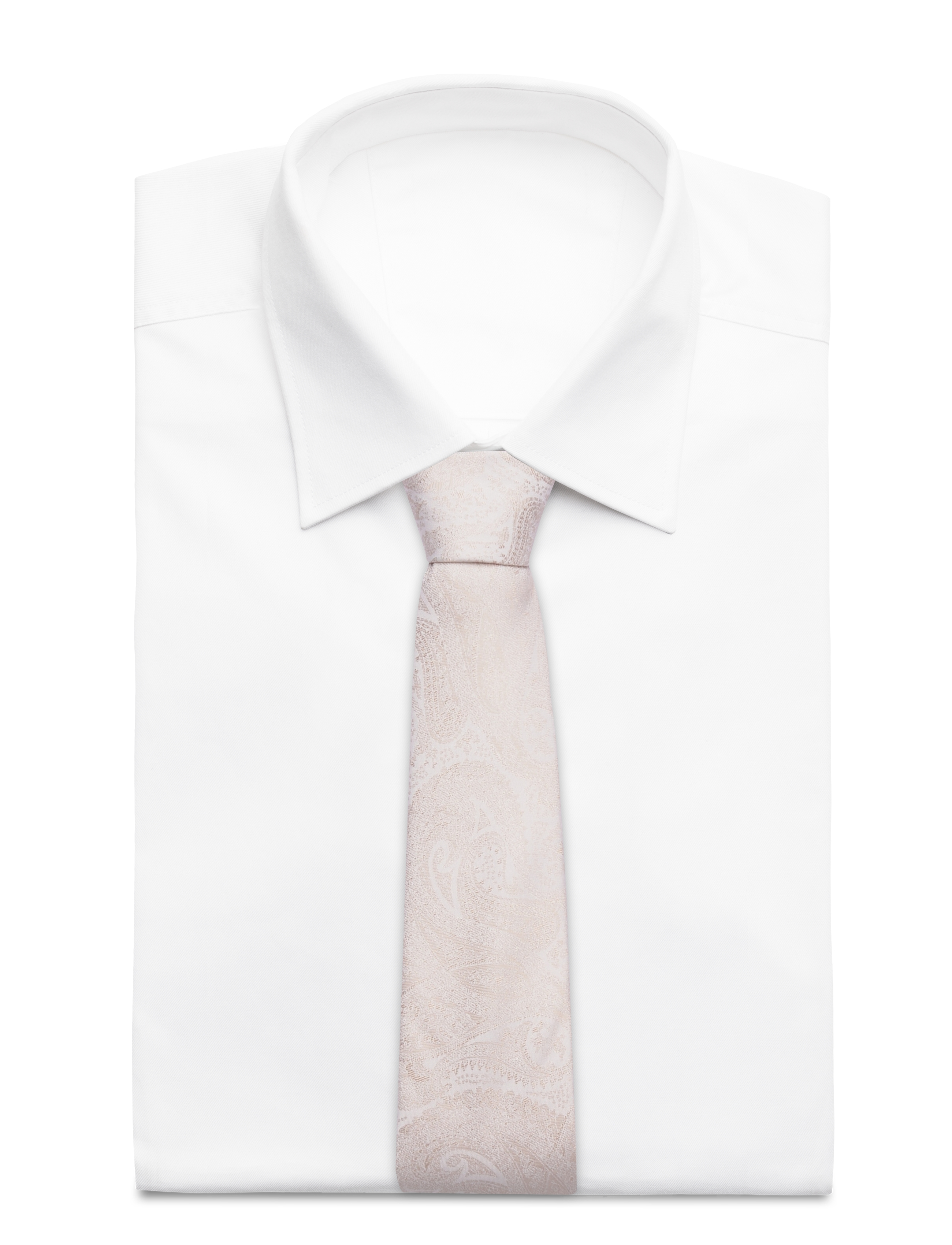 BOSS - H-SET TIE-PKT SQ-232 - kaklasaites - open white - 3