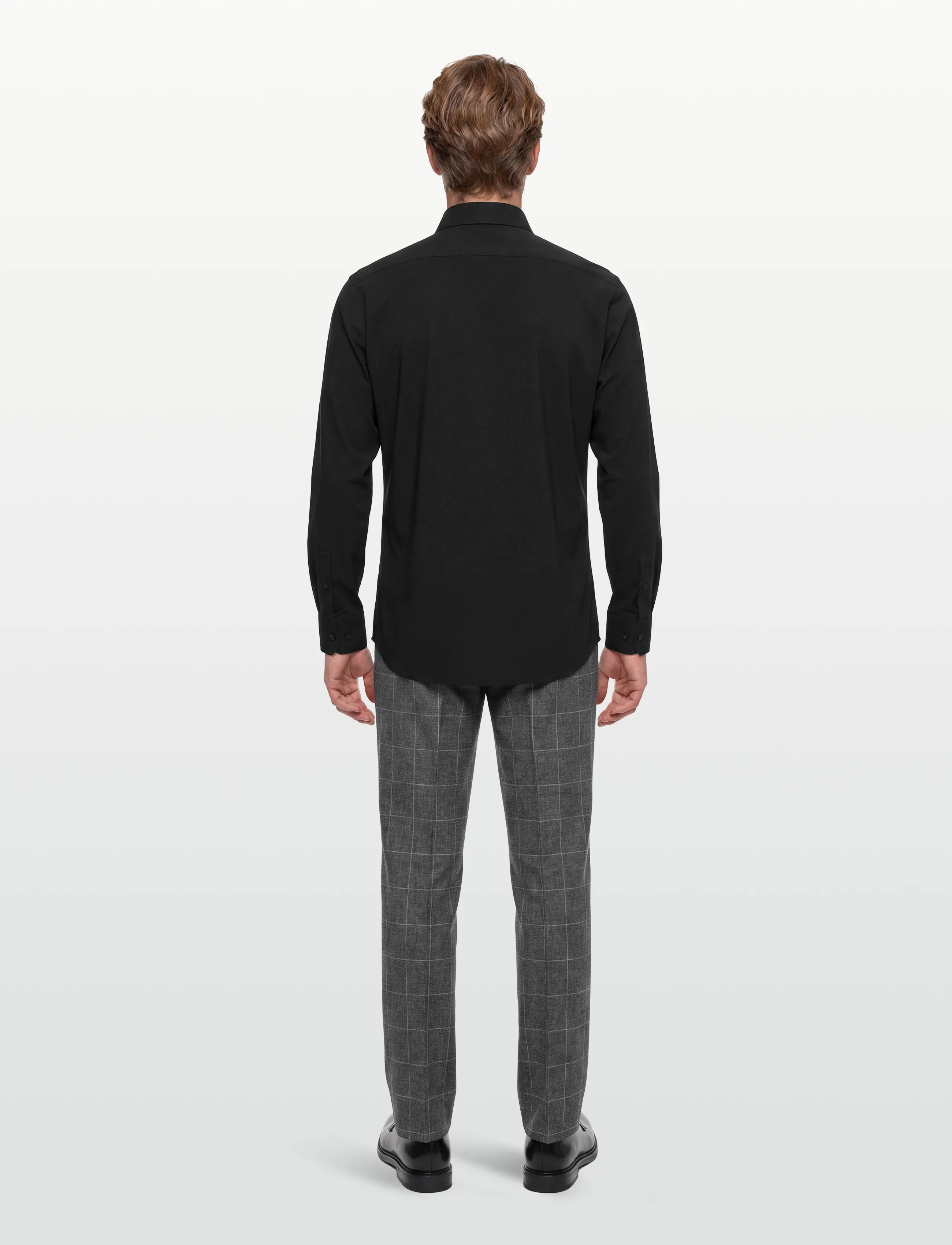 BOSS - P-JOE-s-kent-C1-222 - casual skjorter - black - 4