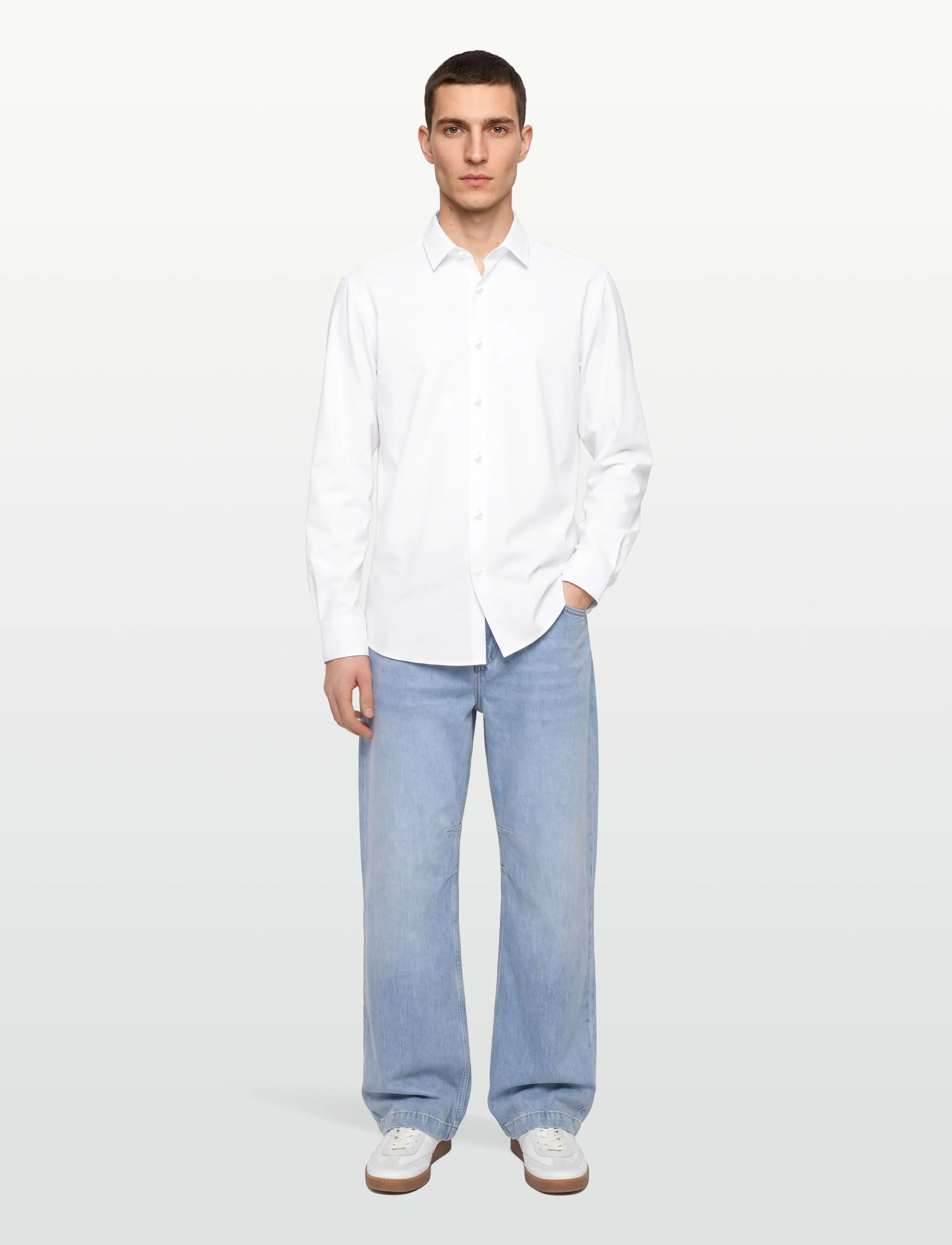 BOSS P-JOE-s-kent-C1-222 - BOSS Black - WHITE / white