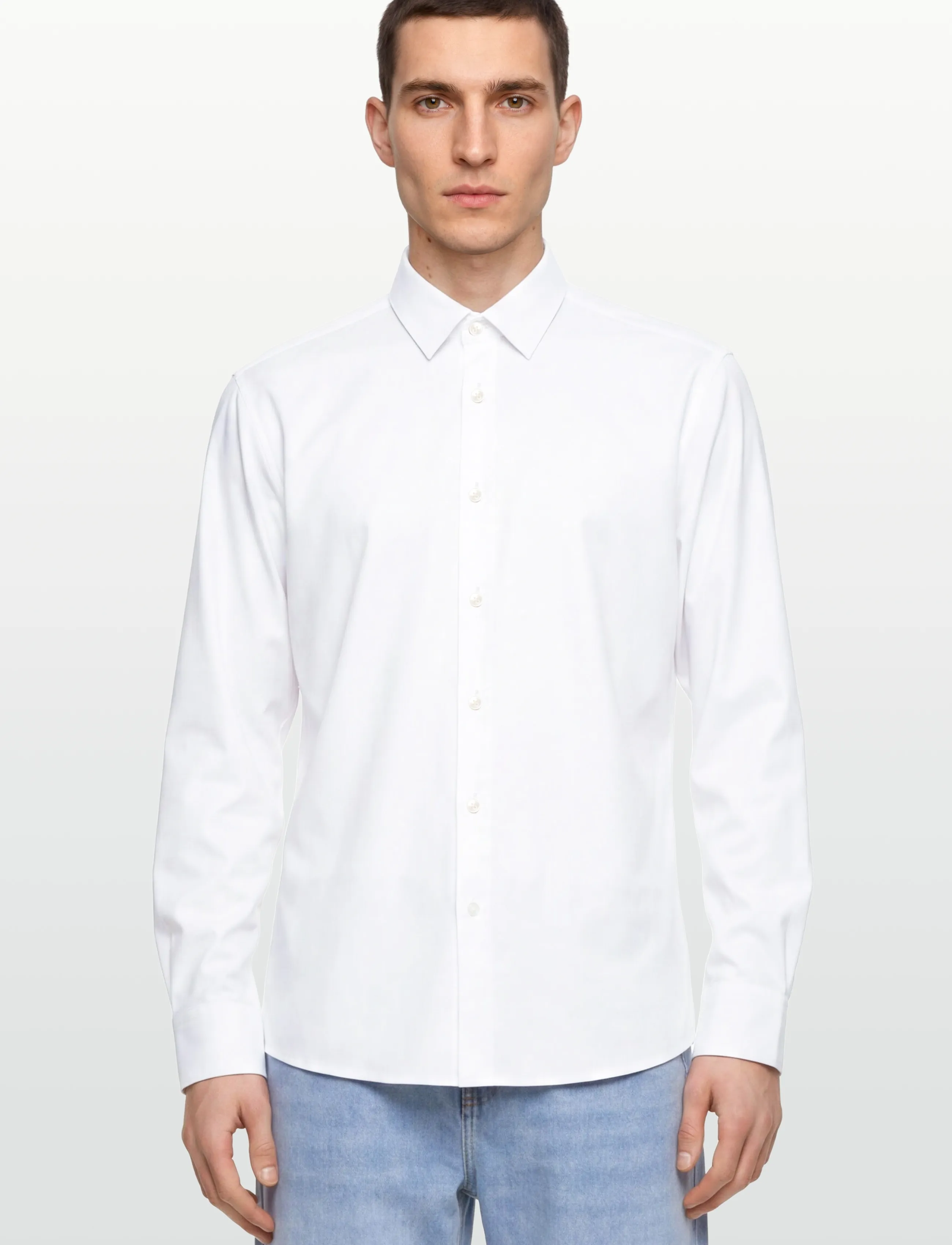 BOSS - P-JOE-s-kent-C1-222 - casual skjorter - white - 3