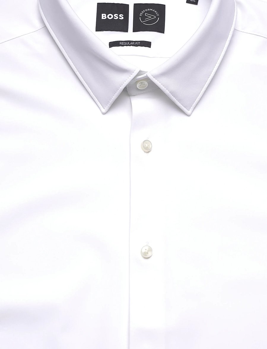 BOSS - P-JOE-s-kent-C1-222 - casual hemden - white - 2