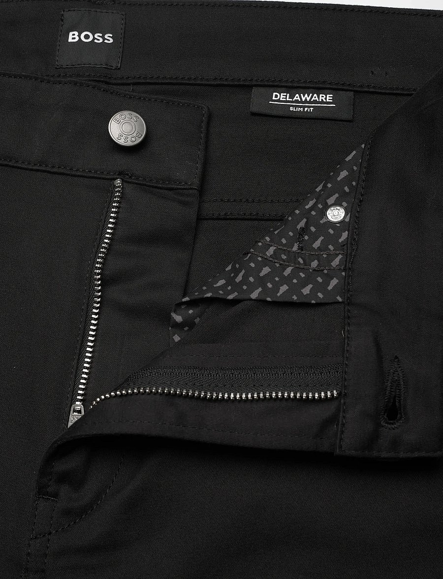 BOSS - H-Delaware5 - casual byxor - black - 3