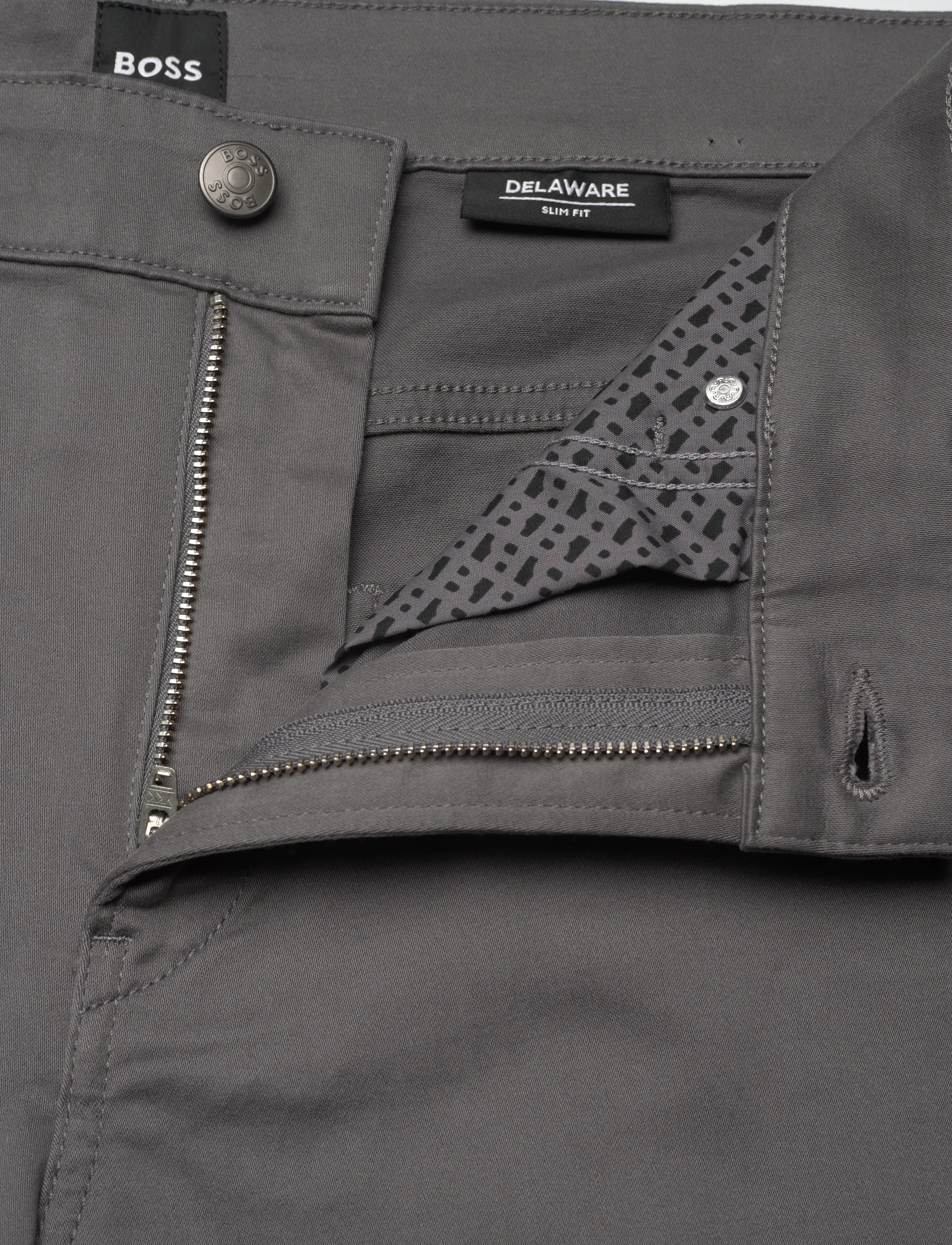 BOSS - H-Delaware5 - casual byxor - dark grey - 3