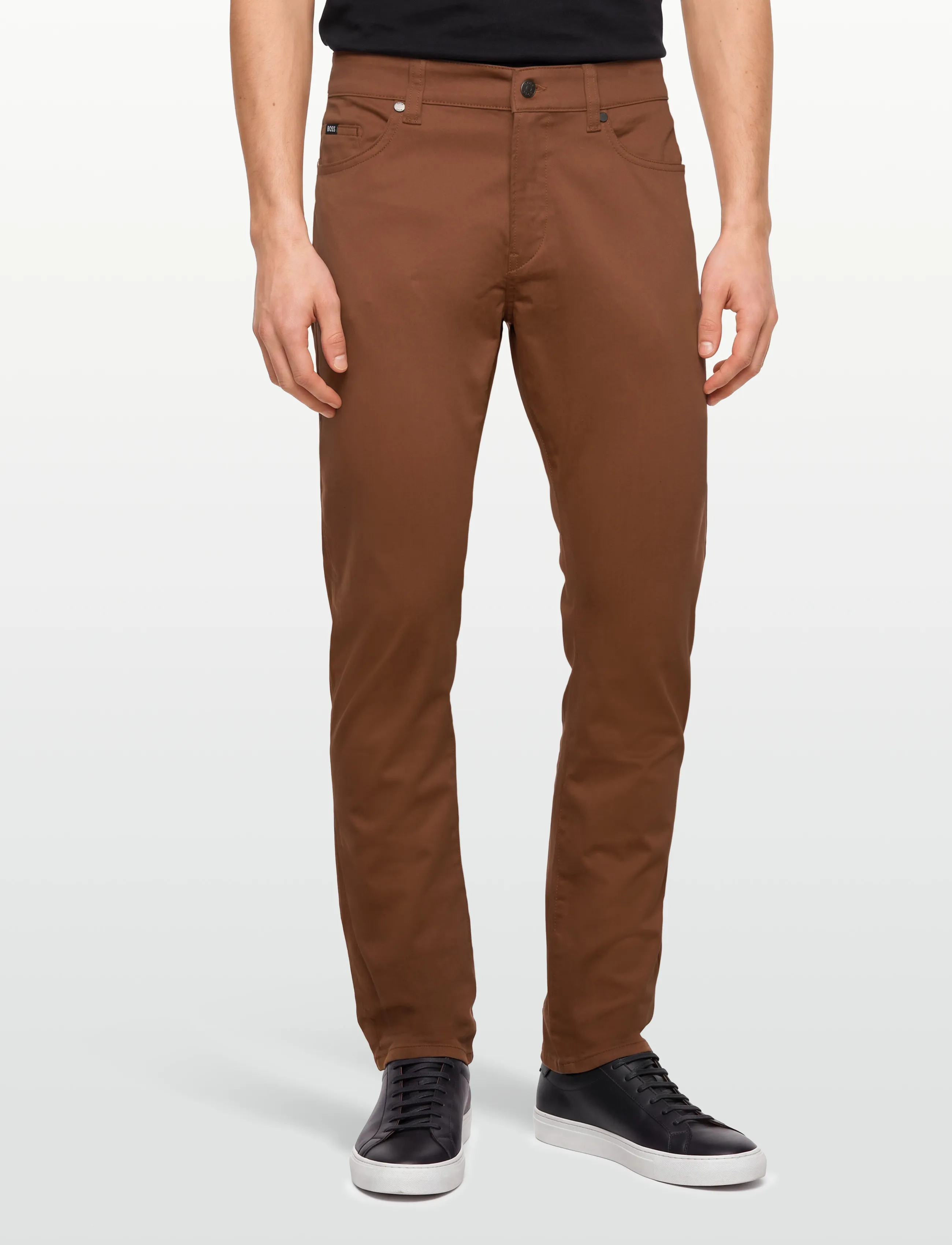 BOSS - H-Delaware5 - casual byxor - medium brown - 3