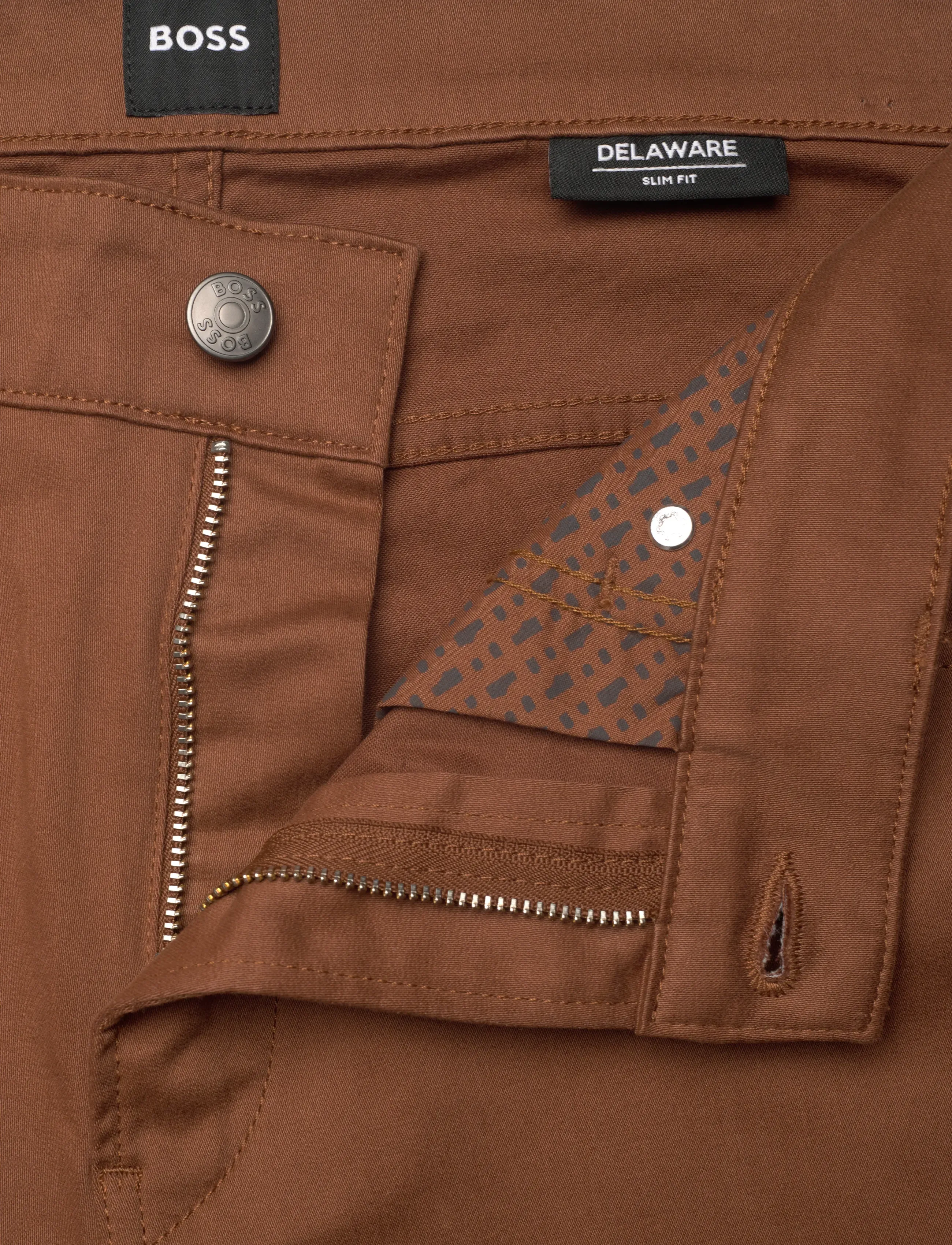 BOSS - H-Delaware5 - casual bukser - medium brown - 3