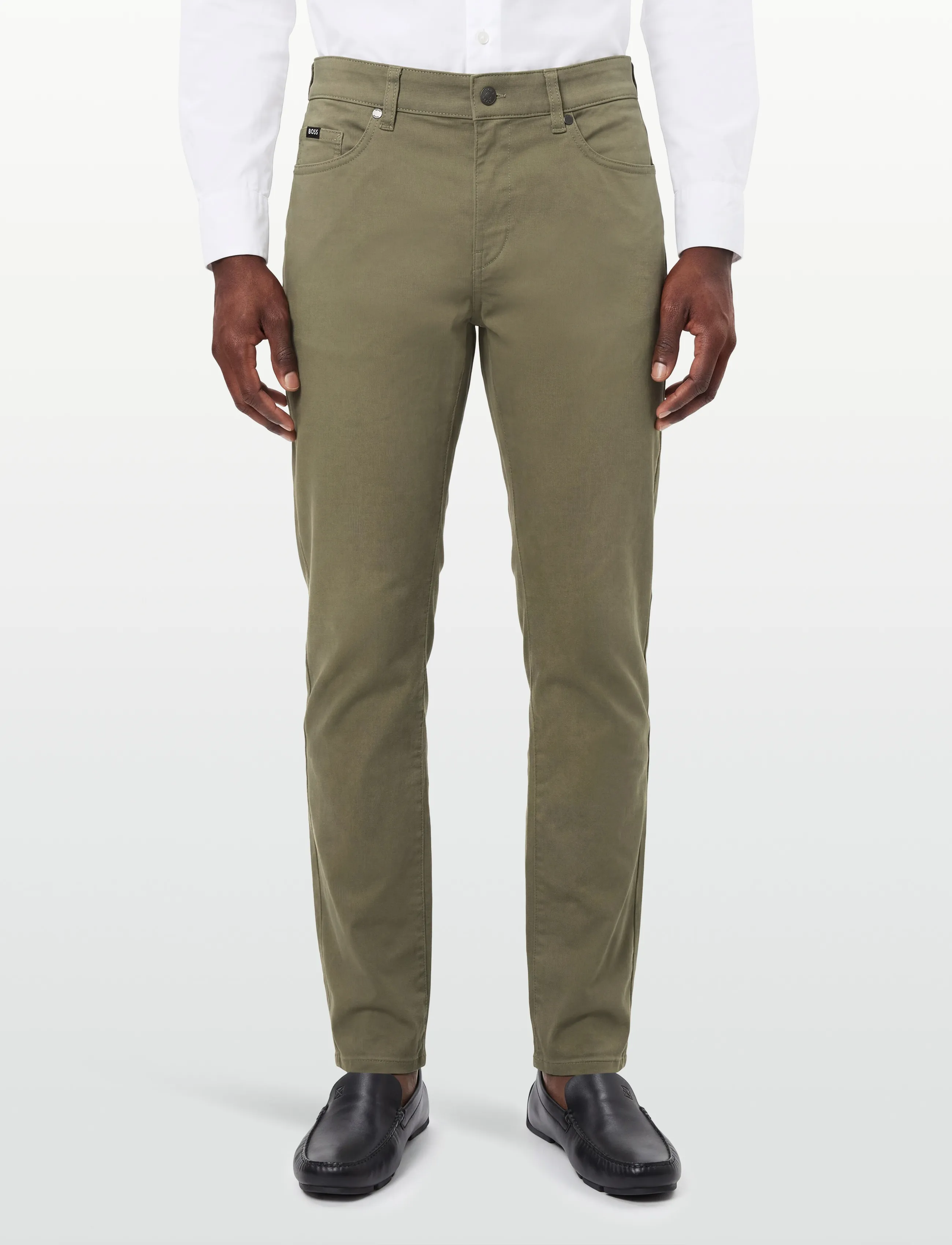 BOSS - H-Delaware5 - vabaajapüksid - medium green - 3