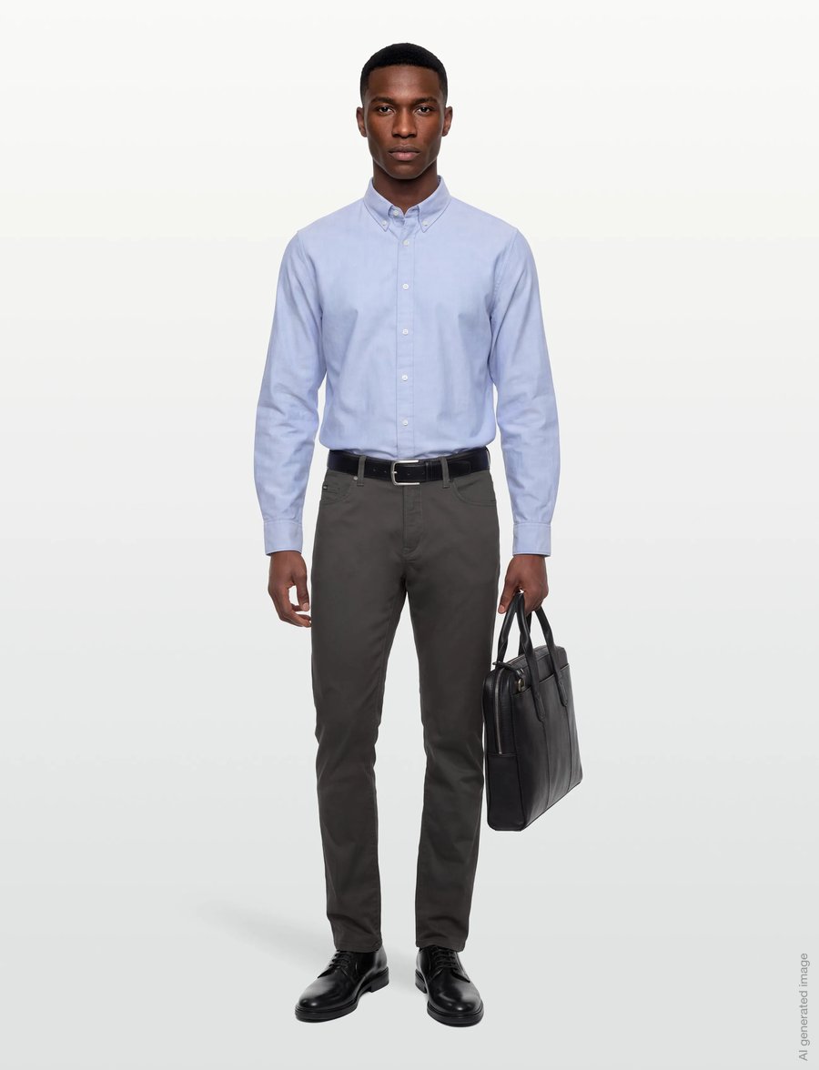 BOSS - H-Delaware5 - freizeithosen - medium grey - 0
