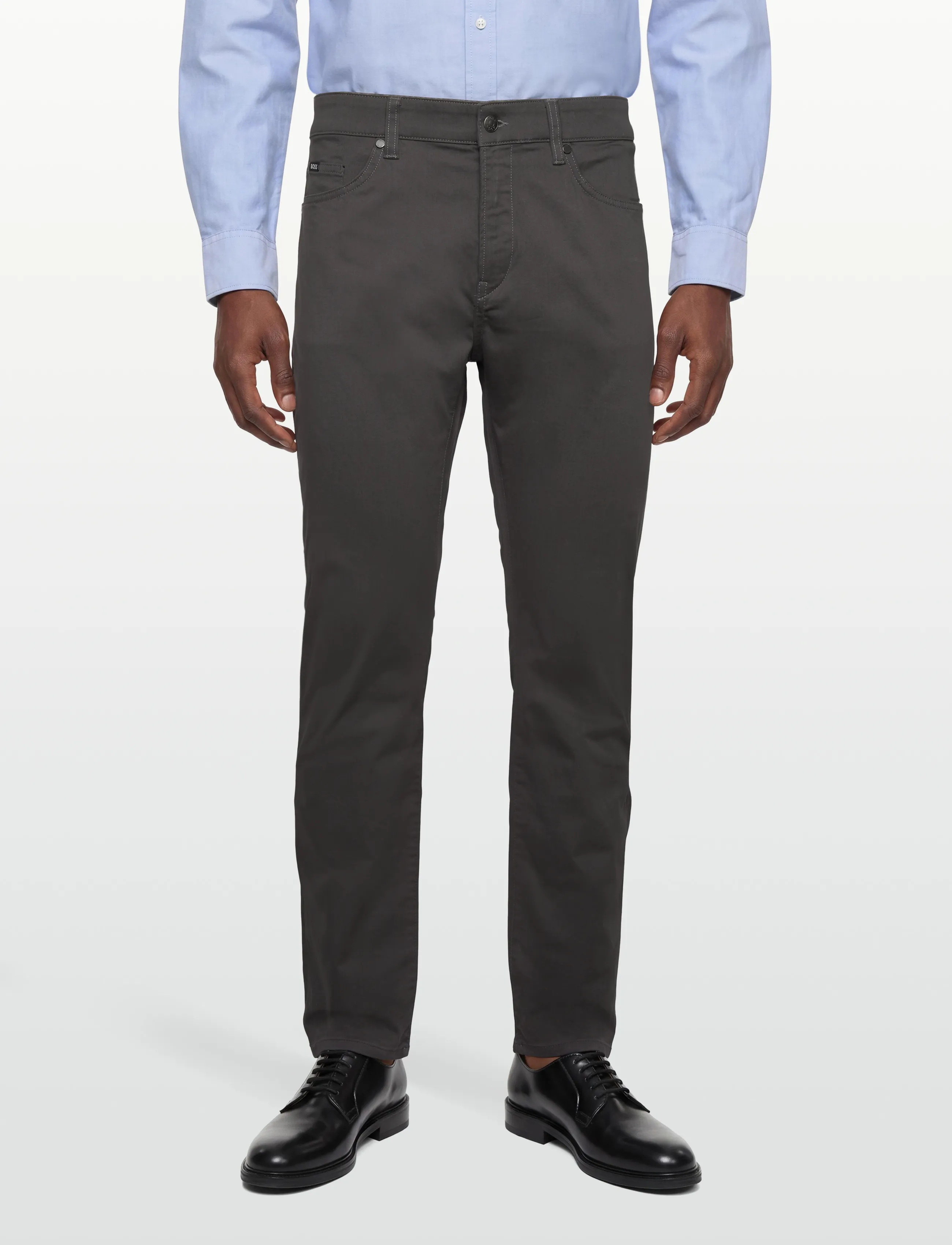 BOSS - H-Delaware5 - casual byxor - medium grey - 3