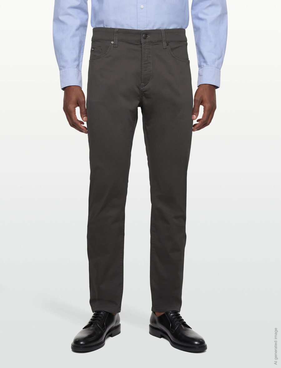 BOSS - H-Delaware5 - freizeithosen - medium grey - 3