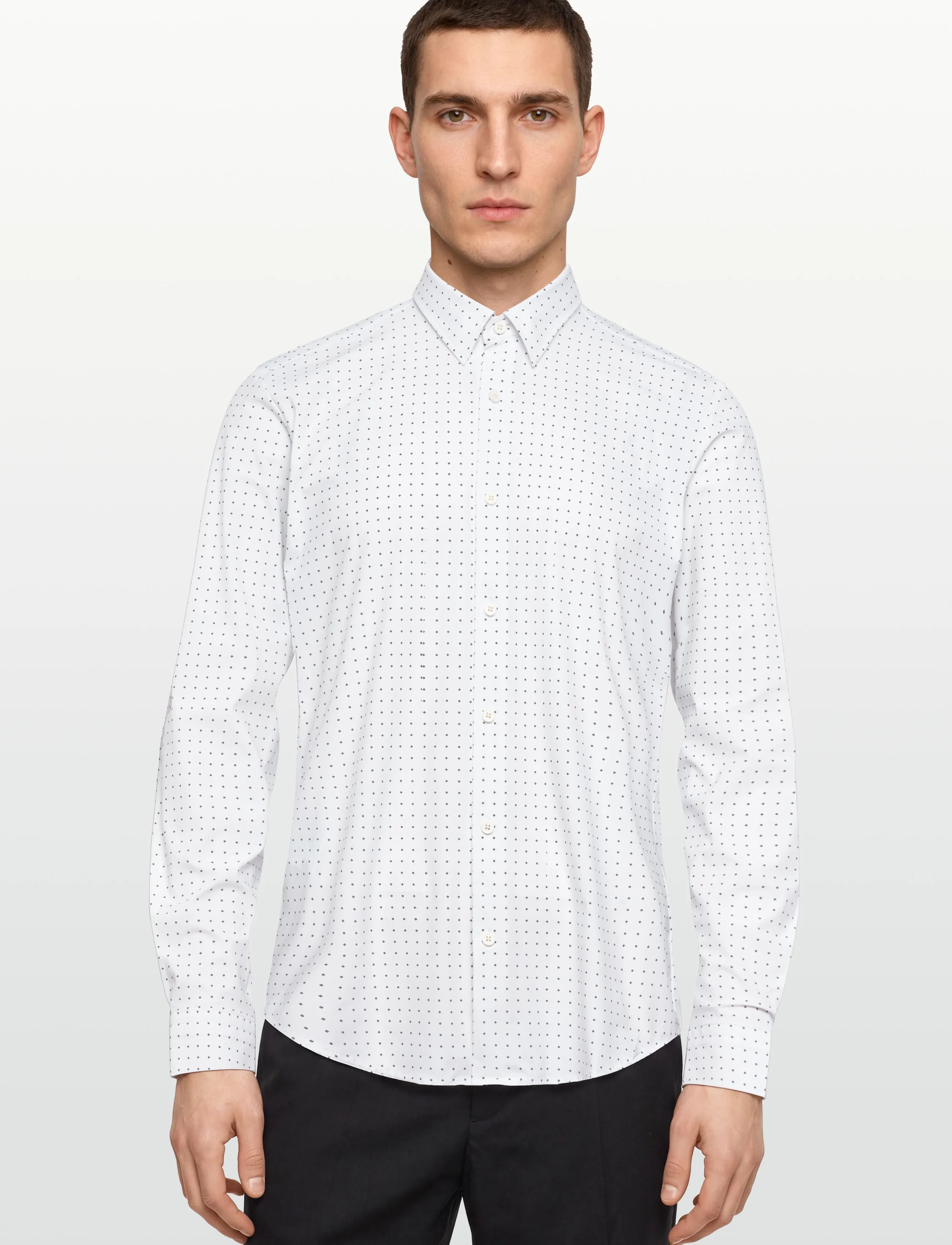 BOSS - P-ROAN-kent-C1-233 - business-hemden - white - 3