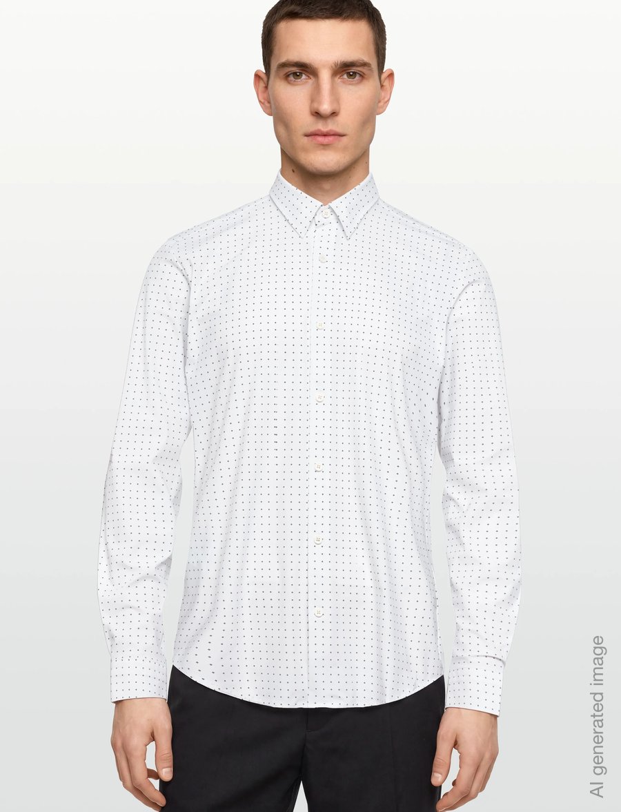 BOSS - P-ROAN-kent-C1-233 - formelle hemden - white - 3