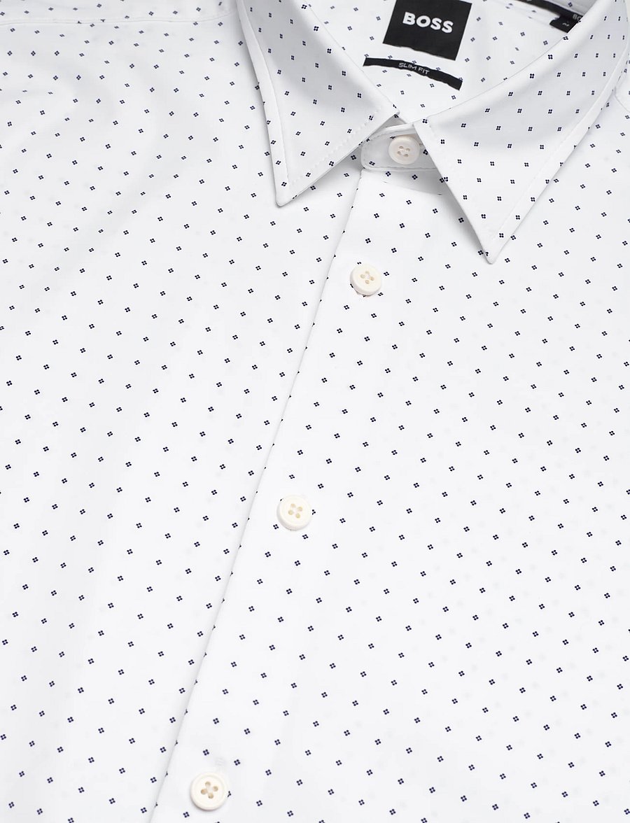 BOSS - P-ROAN-kent-C1-233 - chemises d'affaires - white - 3
