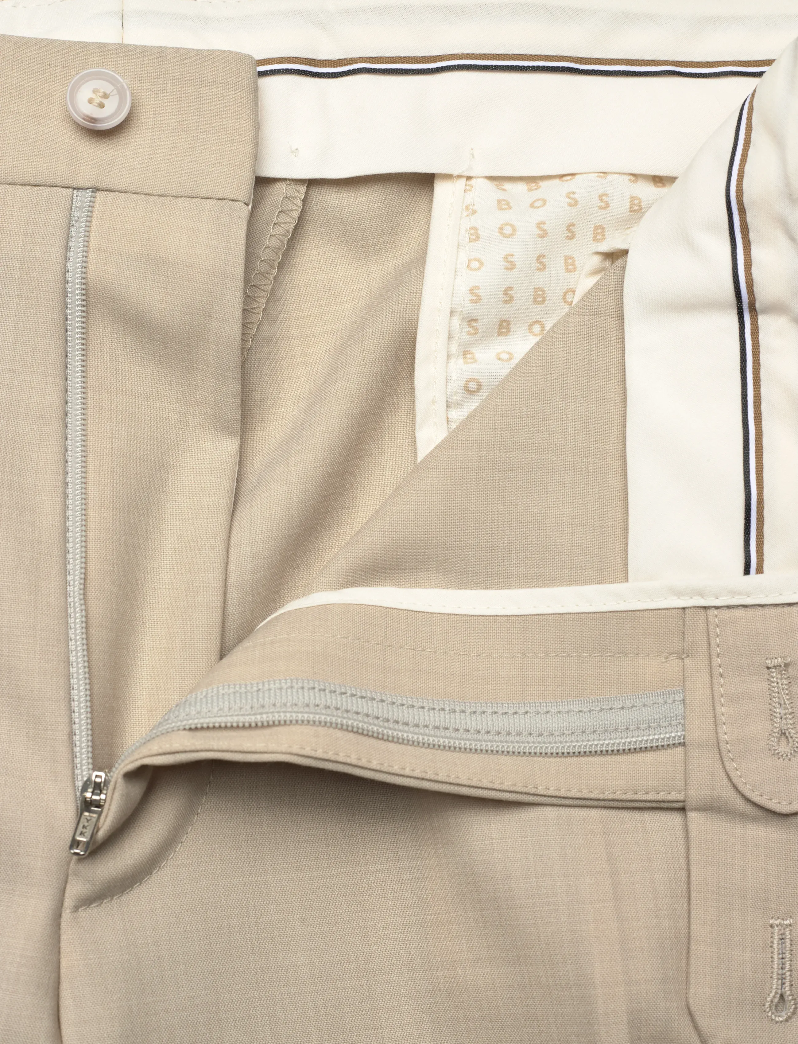 BOSS - H-Genius-DTL-WG-252 - jakkafatabuxur - light beige - 3
