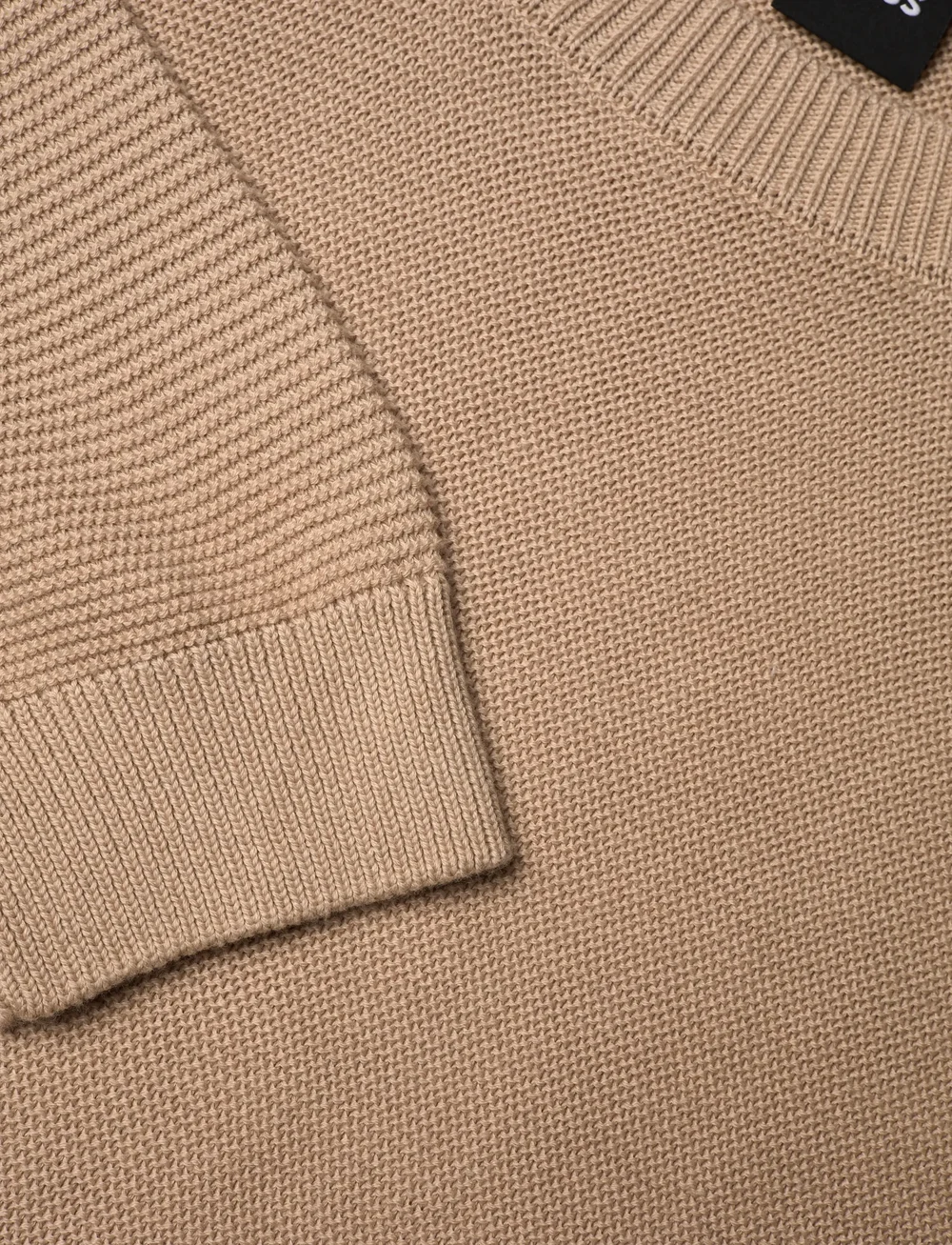 BOSS - Fovila - striktrøjer - medium beige - 2