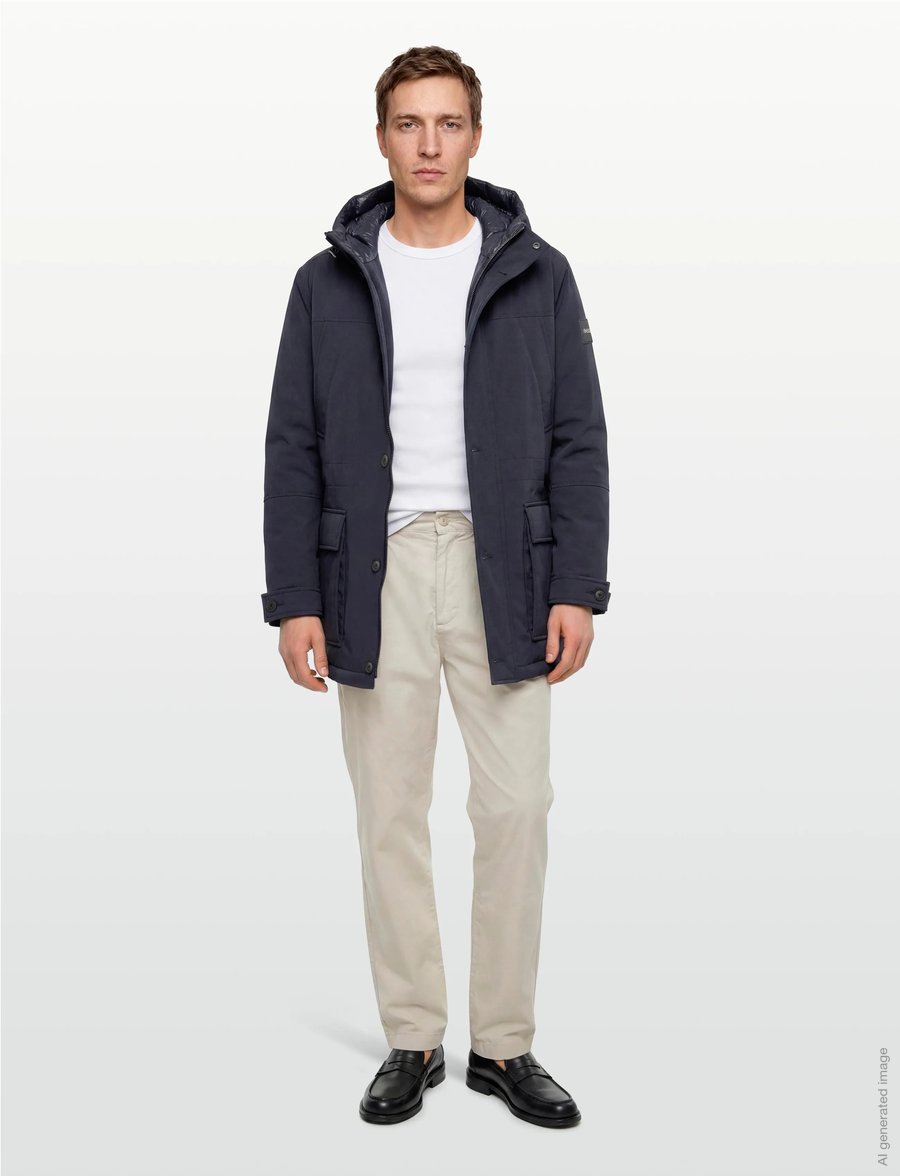 BOSS - H-Detoni - gefütterte jacken - dark blue - 0