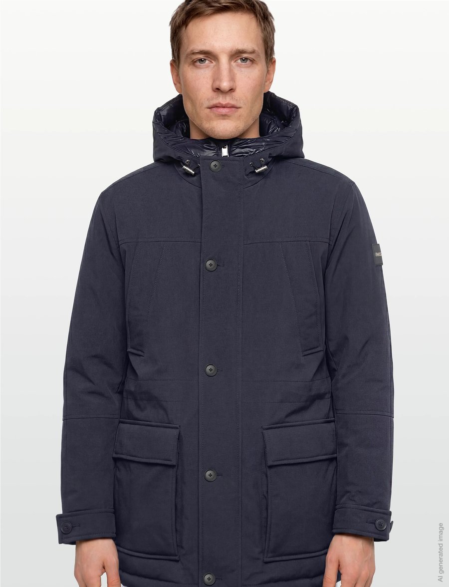 BOSS - H-Detoni - gefütterte jacken - dark blue - 3
