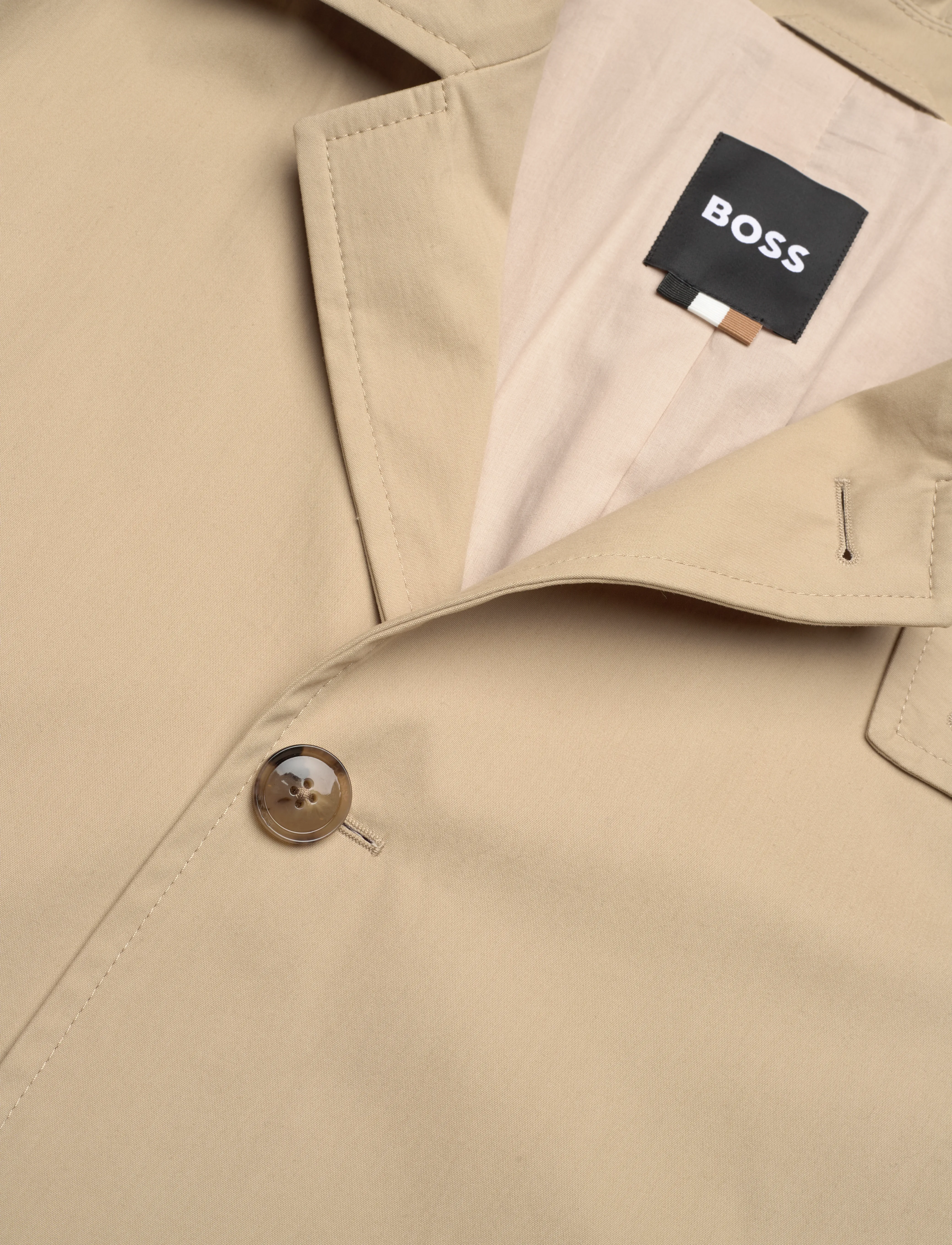 BOSS - C-Clark-251 - kevyet päällystakit - light beige - 3