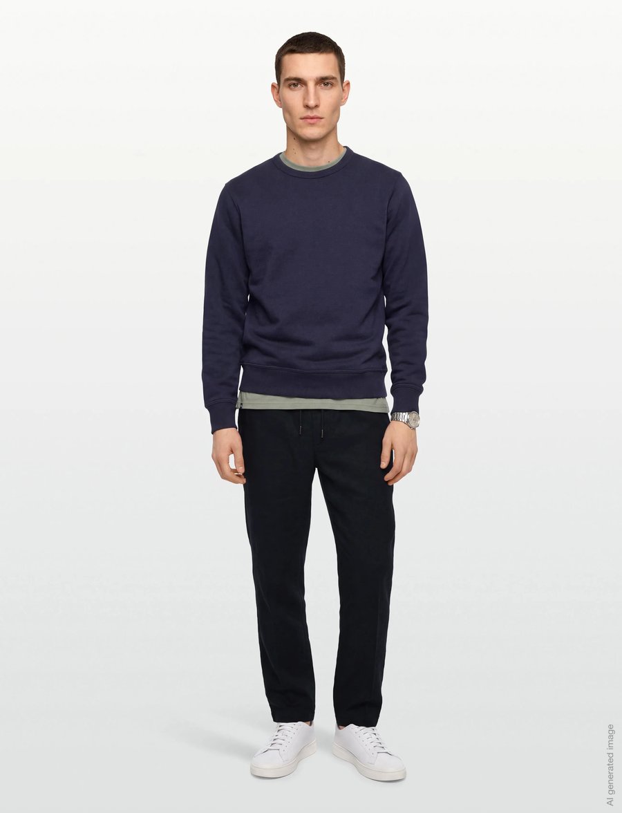 BOSS - C-Kane-RDS - leinenhosen - dark blue - 0