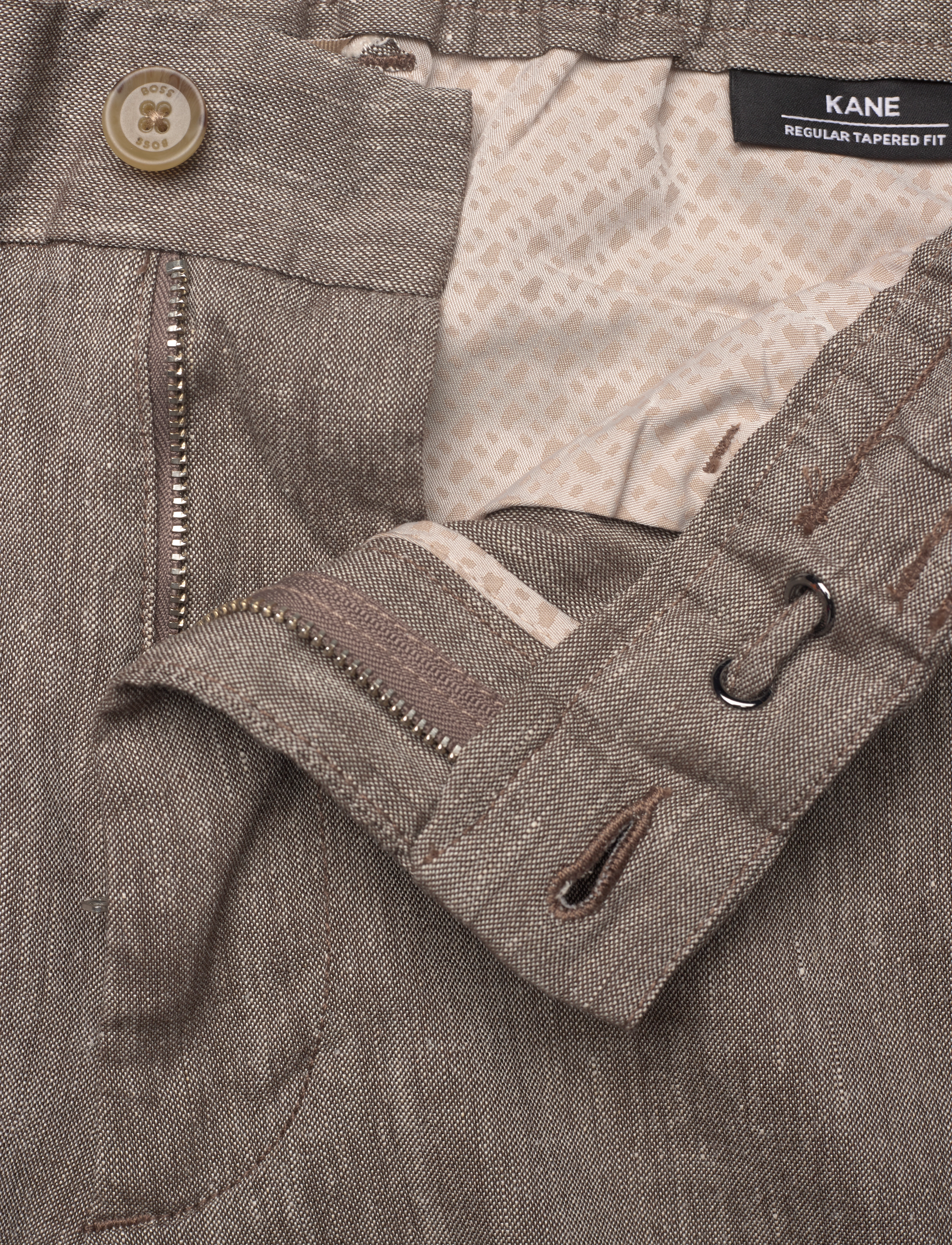 BOSS - C-Kane-RDS - hørbukser - dark brown - 3