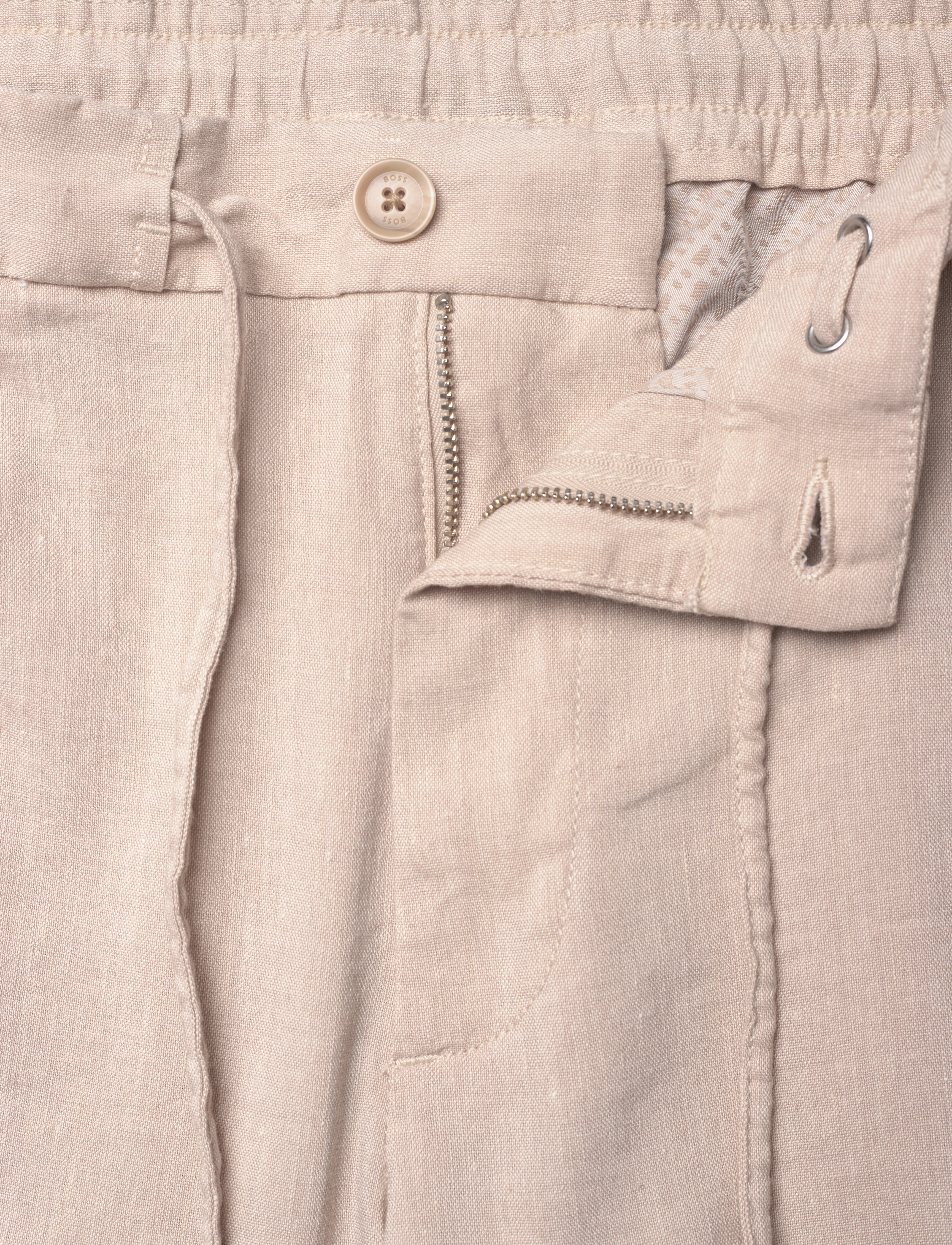 BOSS - C-Kane-RDS - pellavahousut - light beige - 3