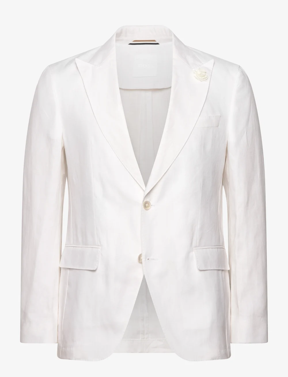 BOSS - C-Huge-Peak-252 - enkeltradede blazere - white - 0